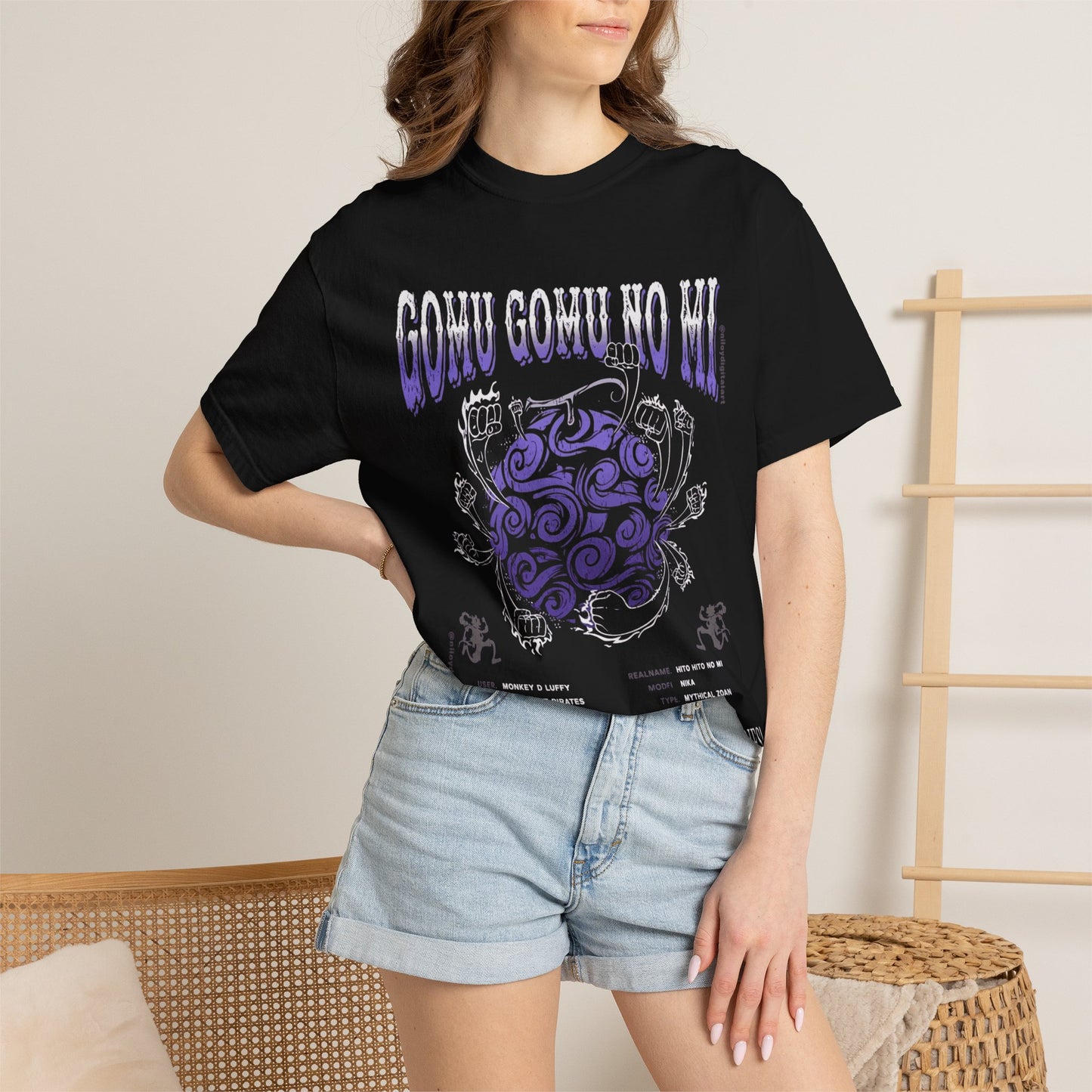 T-Shirt — Gomu Gomu no Mi Vintage Pirate Fruit Graphic Tee