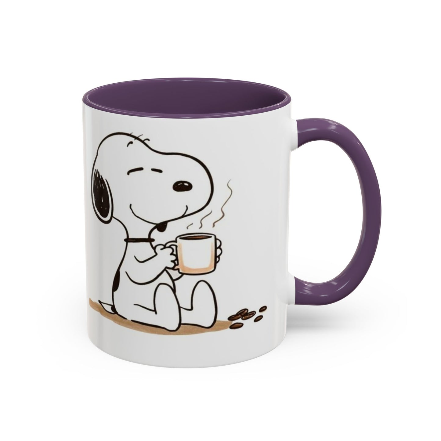 Snoopy Coffee Mug – Cute Peanuts Character Accent Ceramic Mug (11/15 oz)