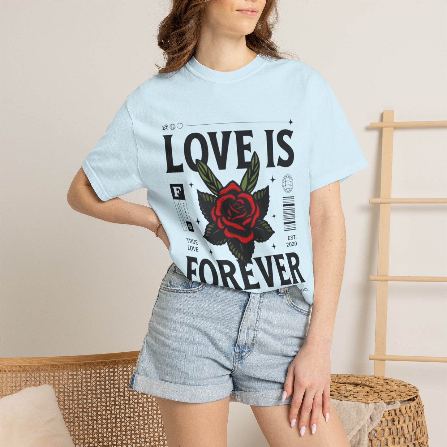 Love Is Forever Rose T-Shirt