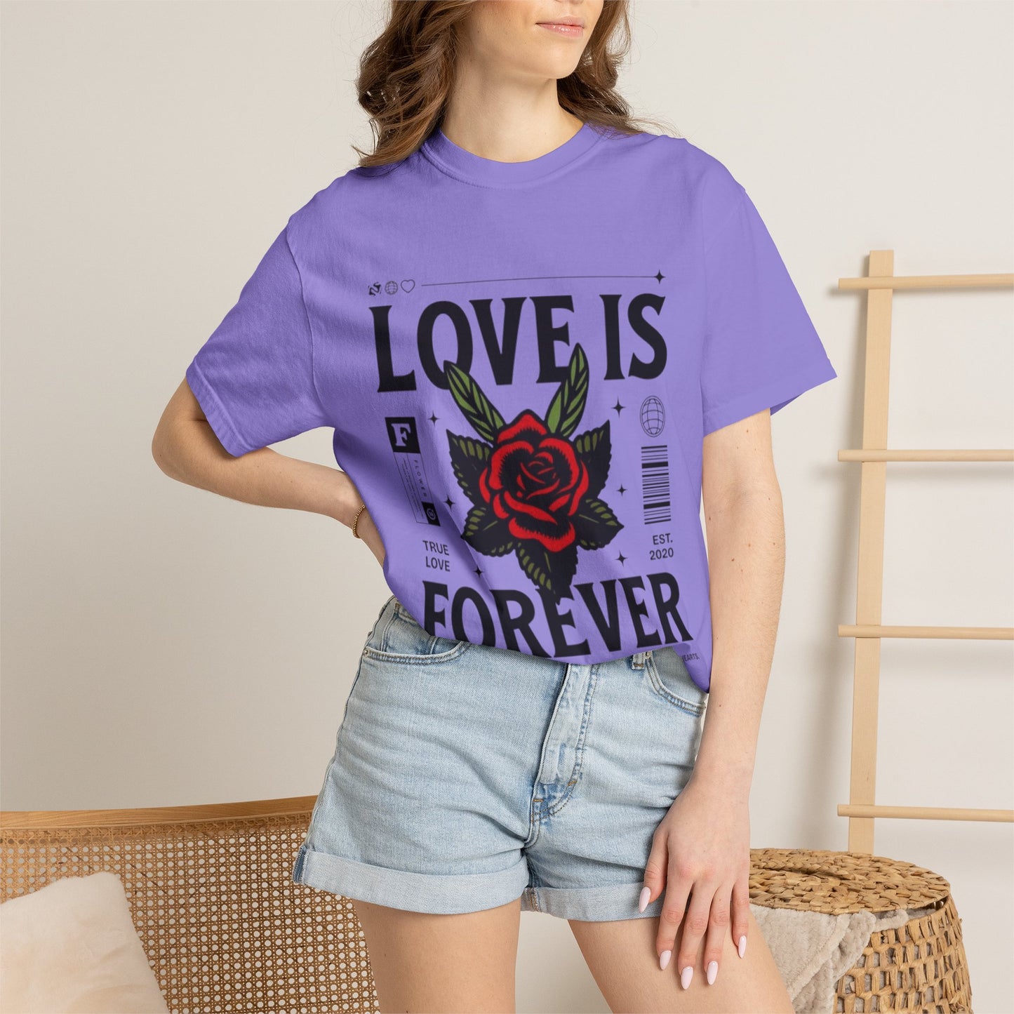 Love Is Forever Rose T-Shirt