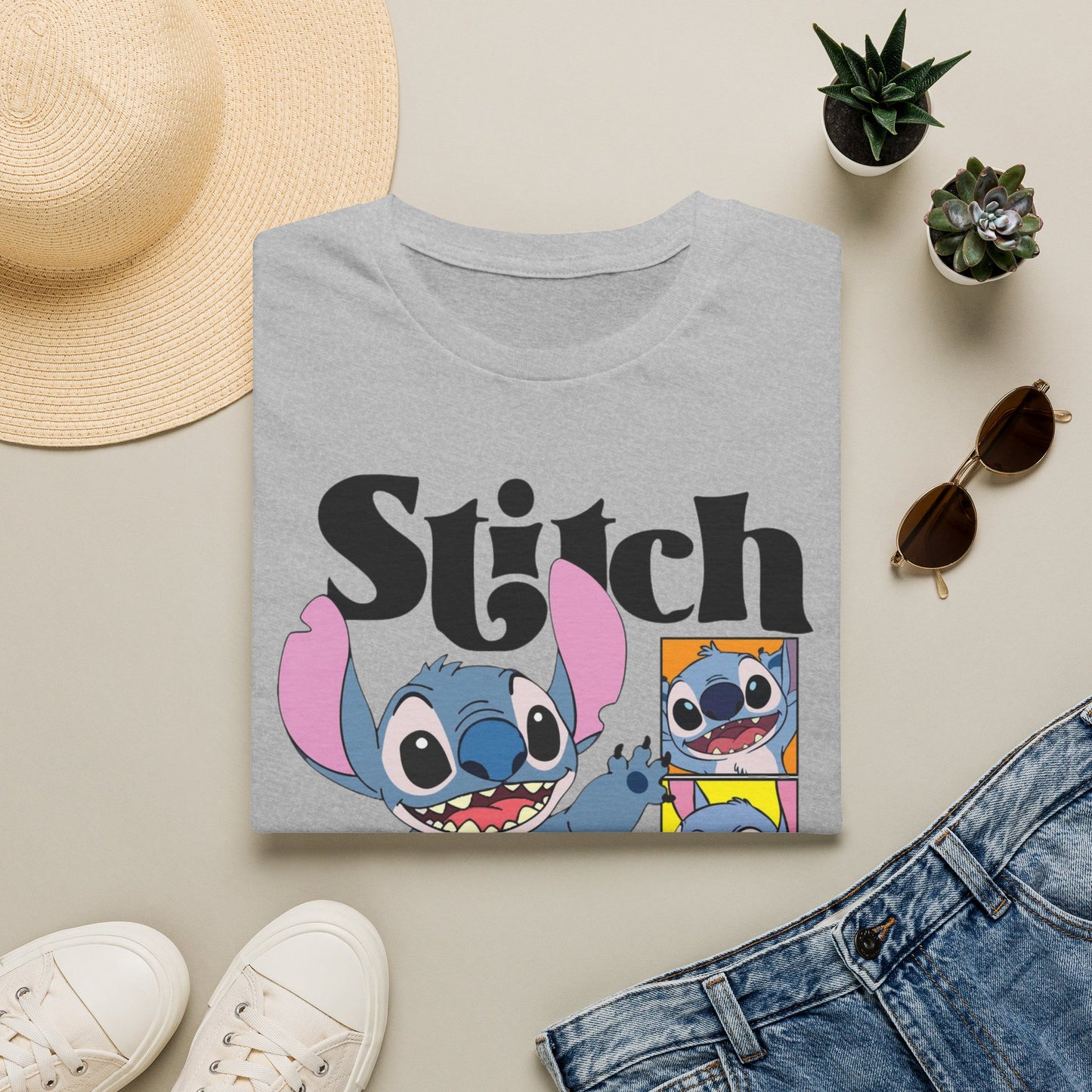 Stitch Cartoon T-Shirt — Cute Lilo & Stitch Graphic Tee