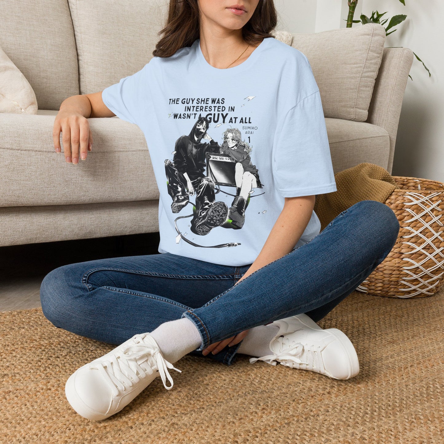 Graphic T-Shirt — "The Guy She Was Interested In Wasn't A Guy at All" Anime-Style Tee
