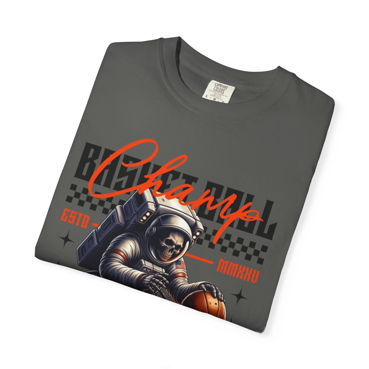 Astronaut Basketball T-Shirt — Vintage Space Hoops Graphic Tee