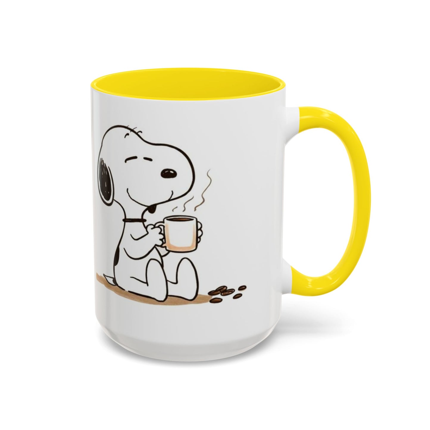 Snoopy Coffee Mug – Cute Peanuts Character Accent Ceramic Mug (11/15 oz)