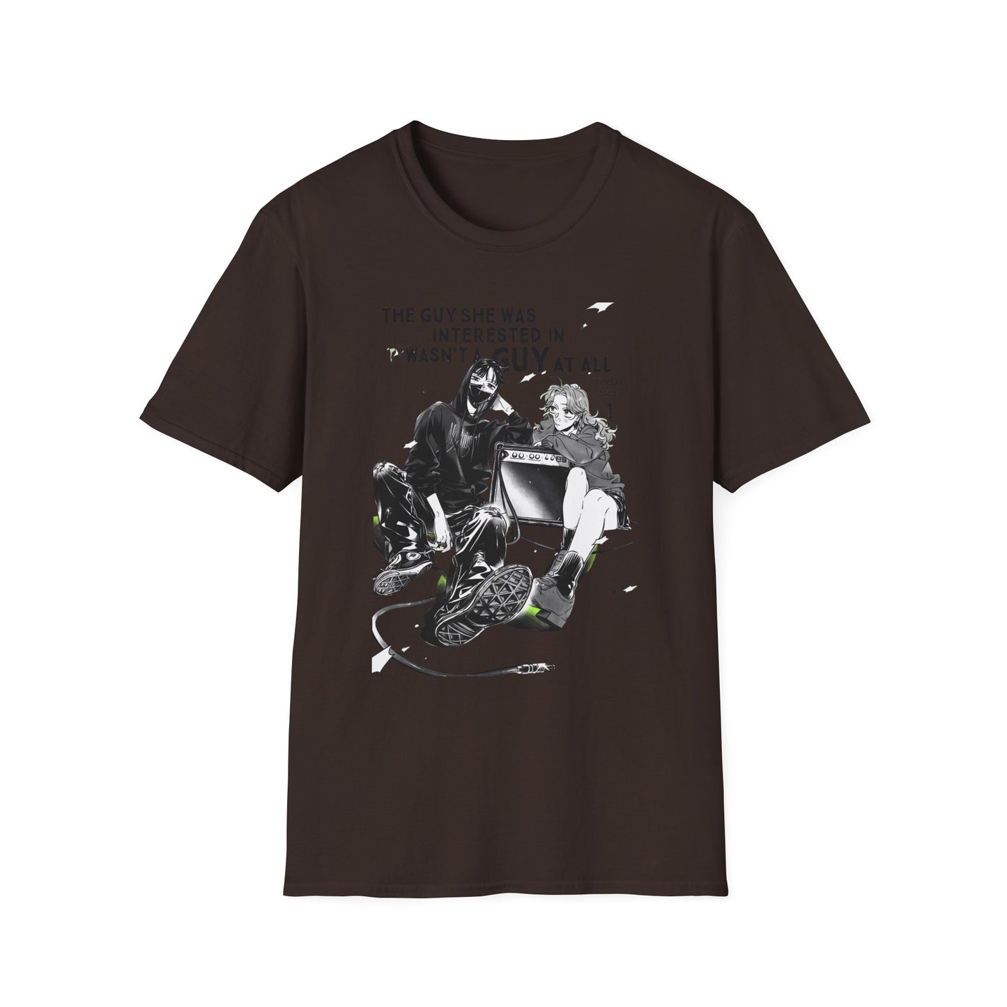 Graphic T-Shirt — "The Guy She Was Interested In Wasn't A Guy at All" Anime-Style Tee