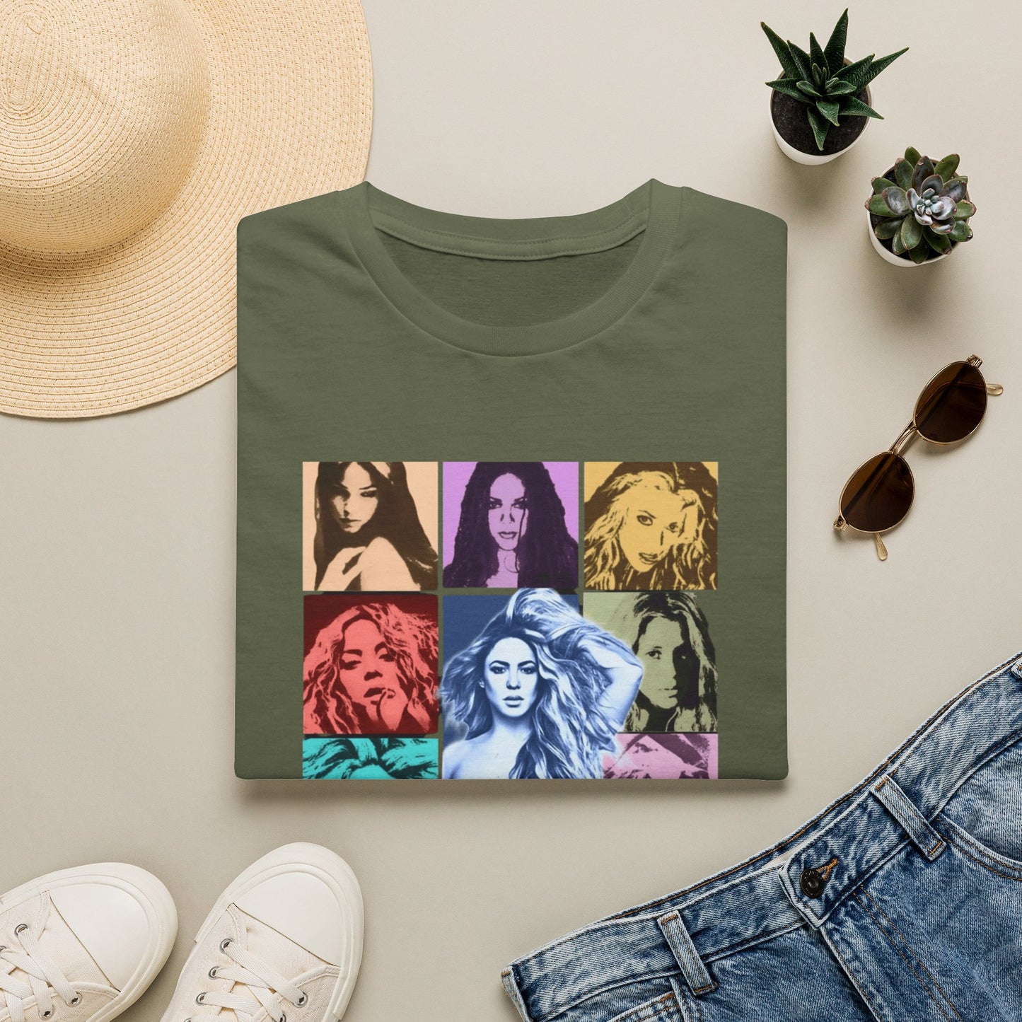Pop Art Goddess T-Shirt — Colorful Shakta Portrait Tee