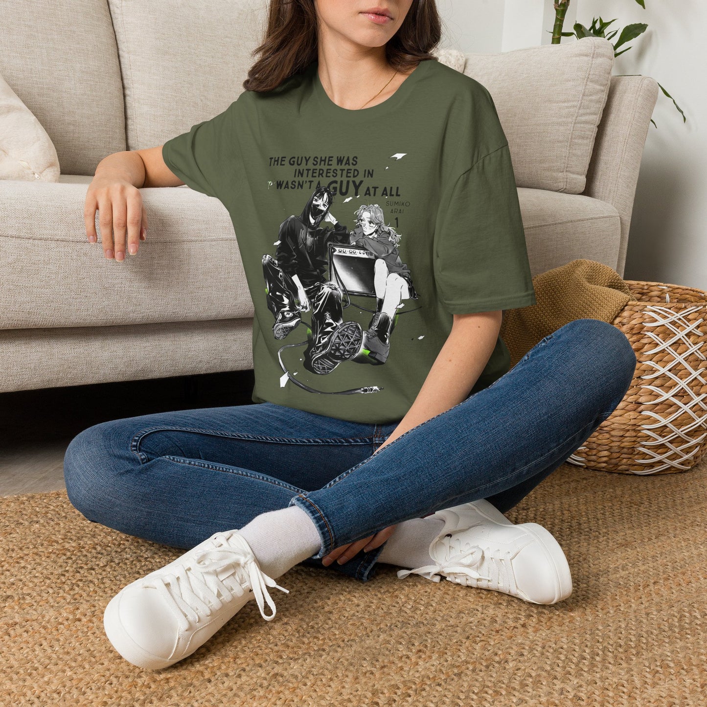 Graphic T-Shirt — "The Guy She Was Interested In Wasn't A Guy at All" Anime-Style Tee