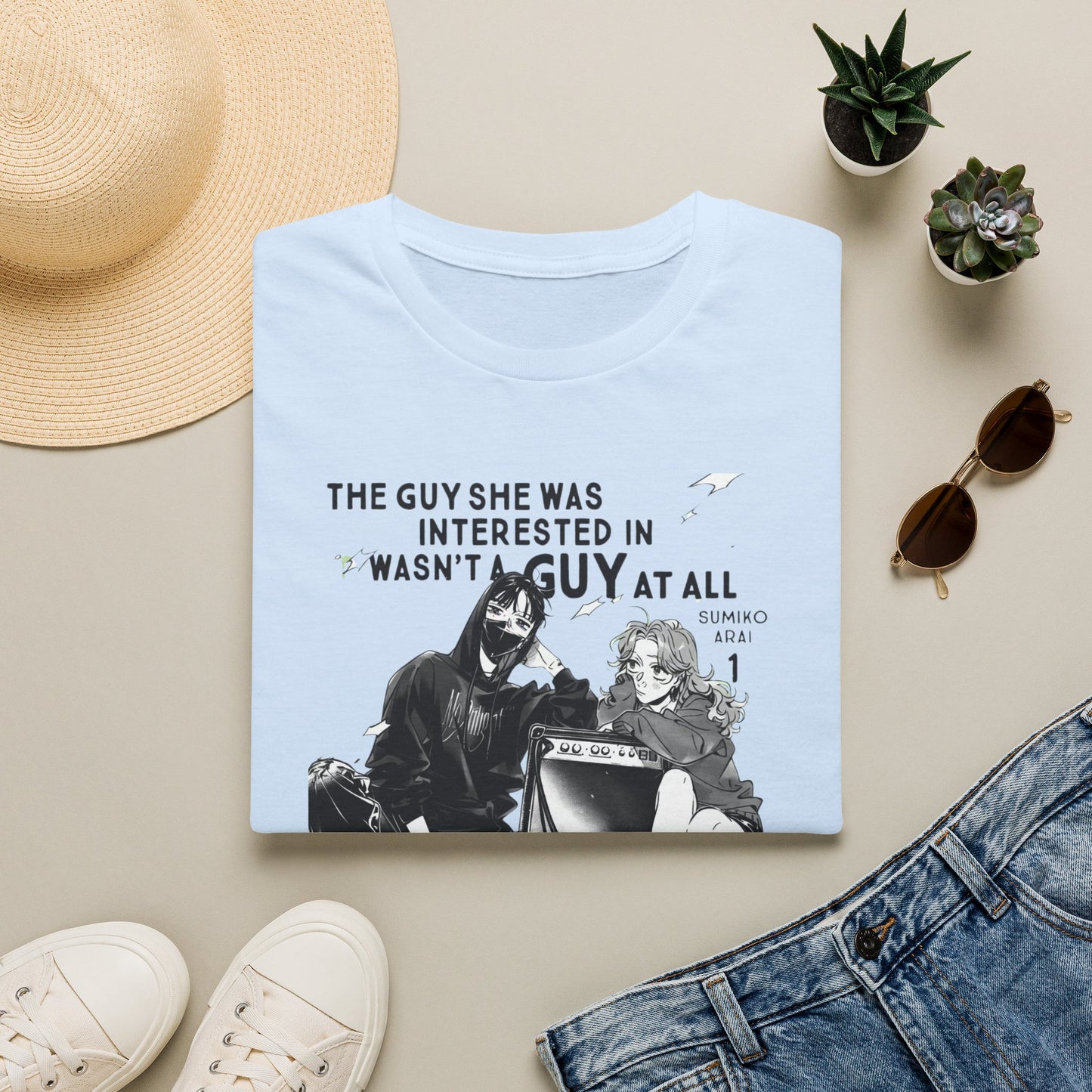 Graphic T-Shirt — "The Guy She Was Interested In Wasn't A Guy at All" Anime-Style Tee