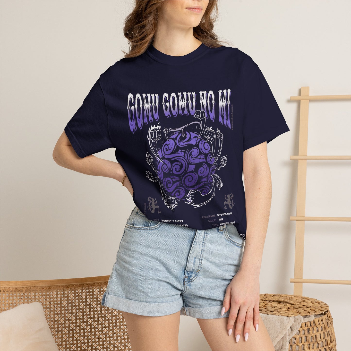T-Shirt — Gomu Gomu no Mi Vintage Pirate Fruit Graphic Tee