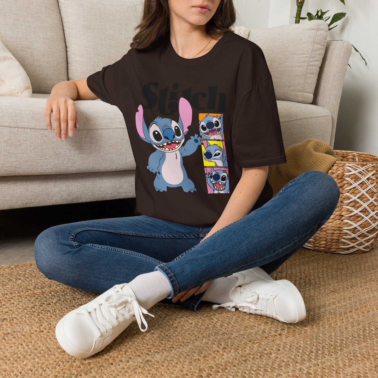 Stitch Cartoon T-Shirt — Cute Lilo & Stitch Graphic Tee