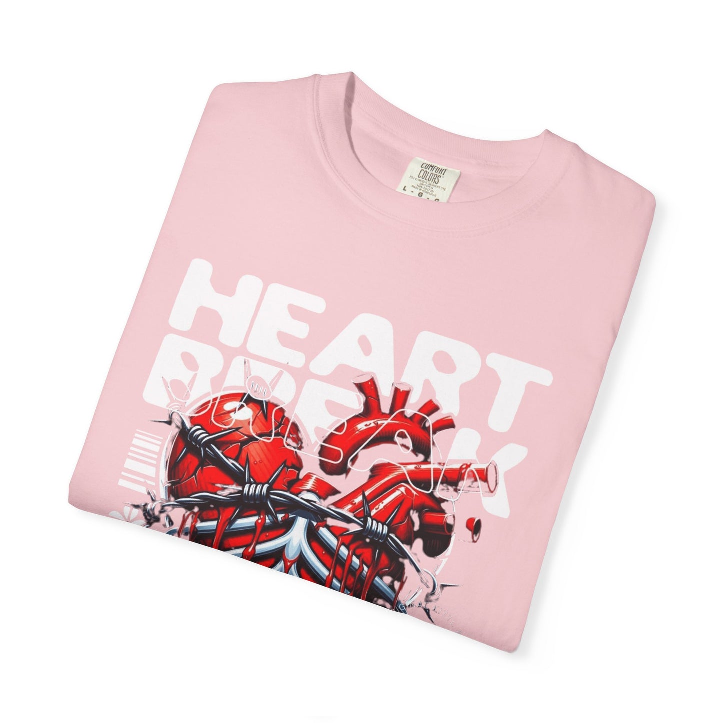 Heart Break Club T-Shirt — Anatomical Red Heart Graphic Tee