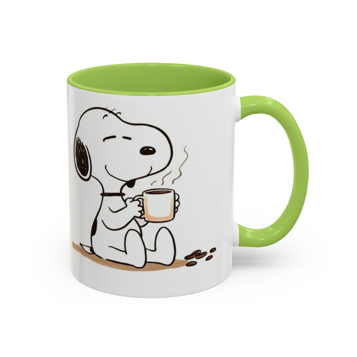 Snoopy Coffee Mug – Cute Peanuts Character Accent Ceramic Mug (11/15 oz)