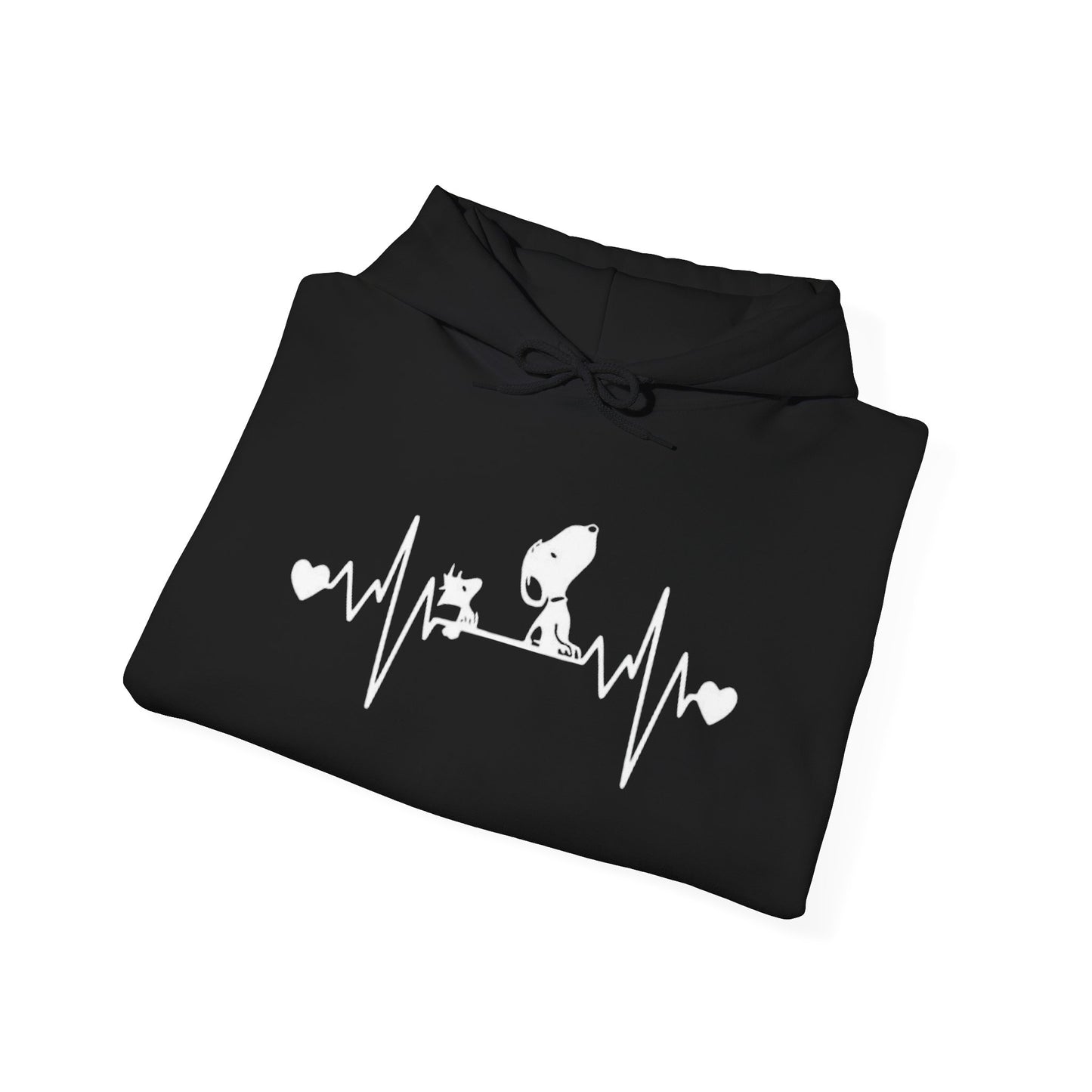 DJ Cat Heartbeat Hoodie – Cat Lover Music Lover Pullover