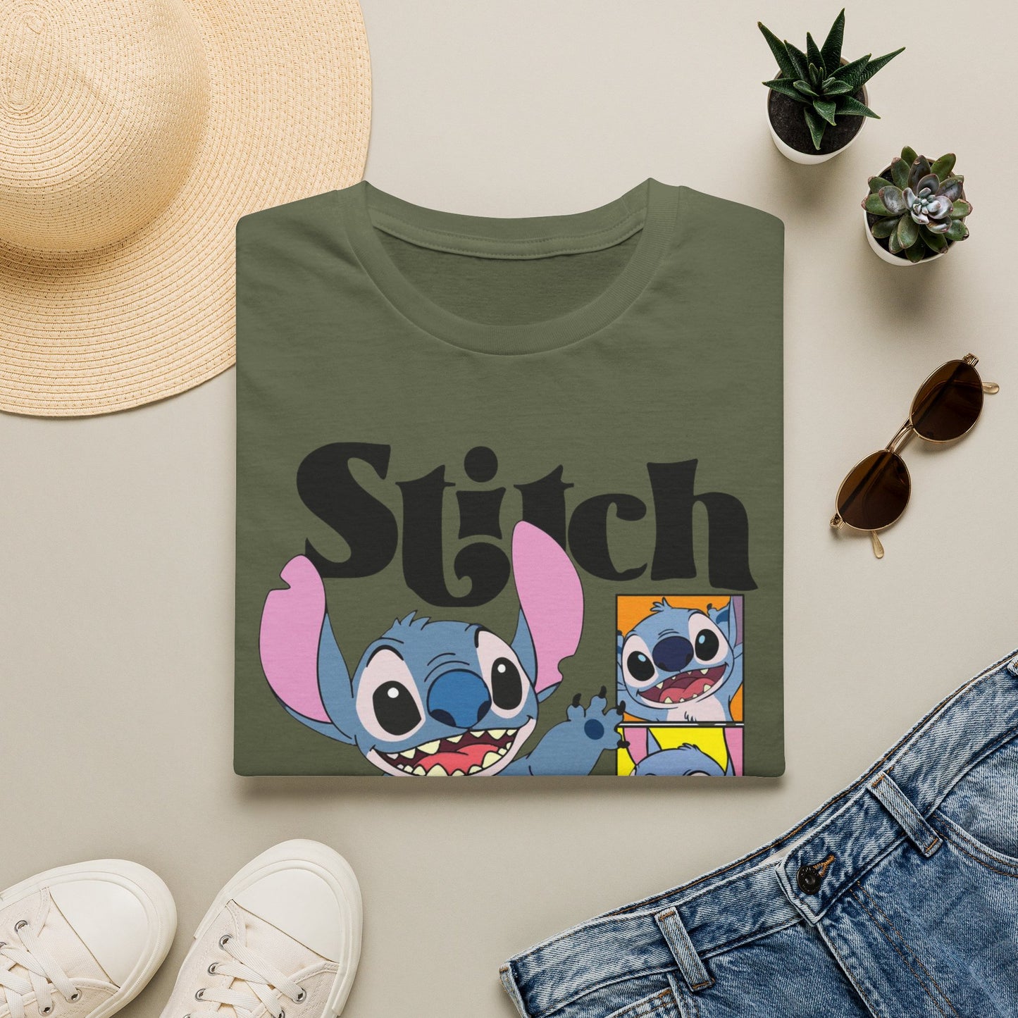 Stitch Cartoon T-Shirt — Cute Lilo & Stitch Graphic Tee