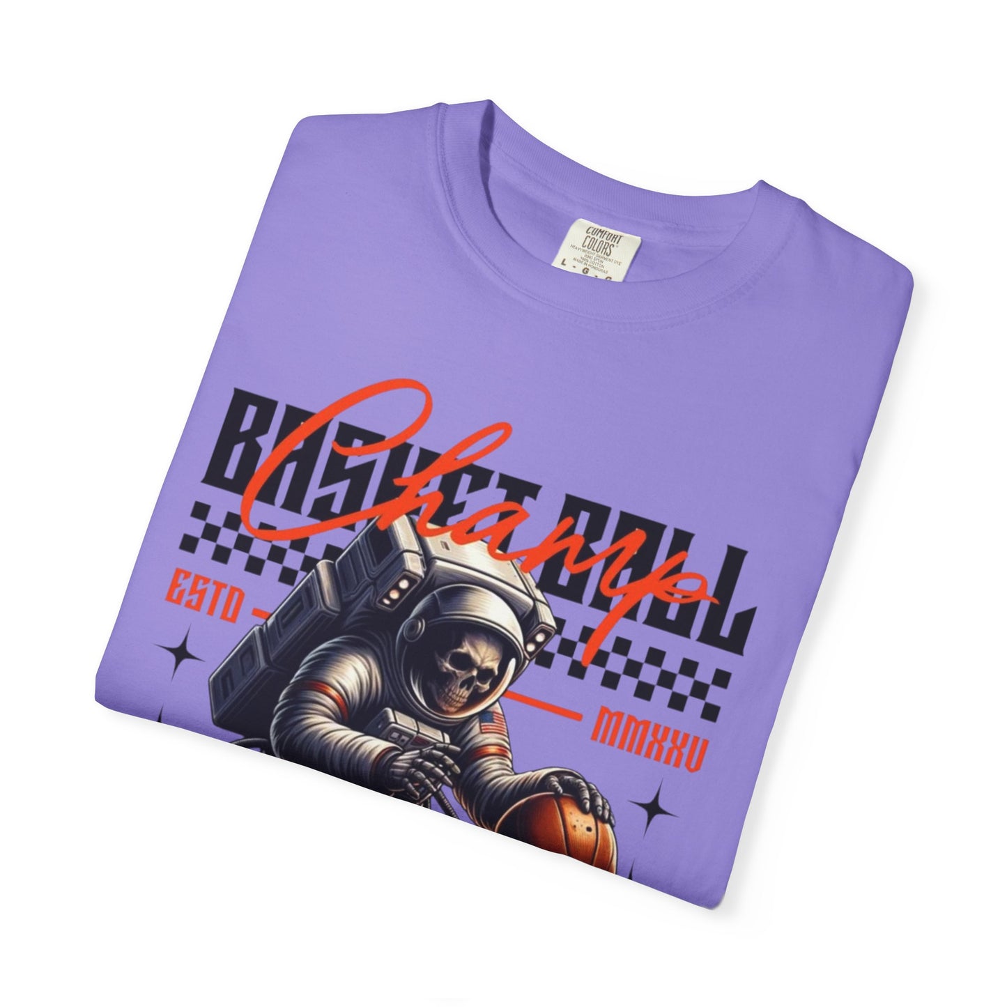 Astronaut Basketball T-Shirt — Vintage Space Hoops Graphic Tee