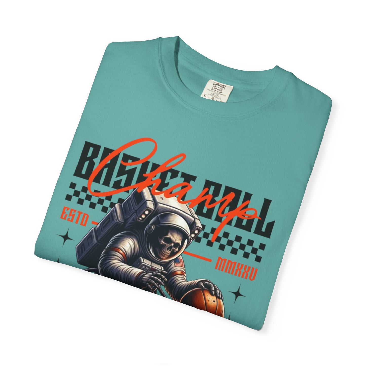 Astronaut Basketball T-Shirt — Vintage Space Hoops Graphic Tee