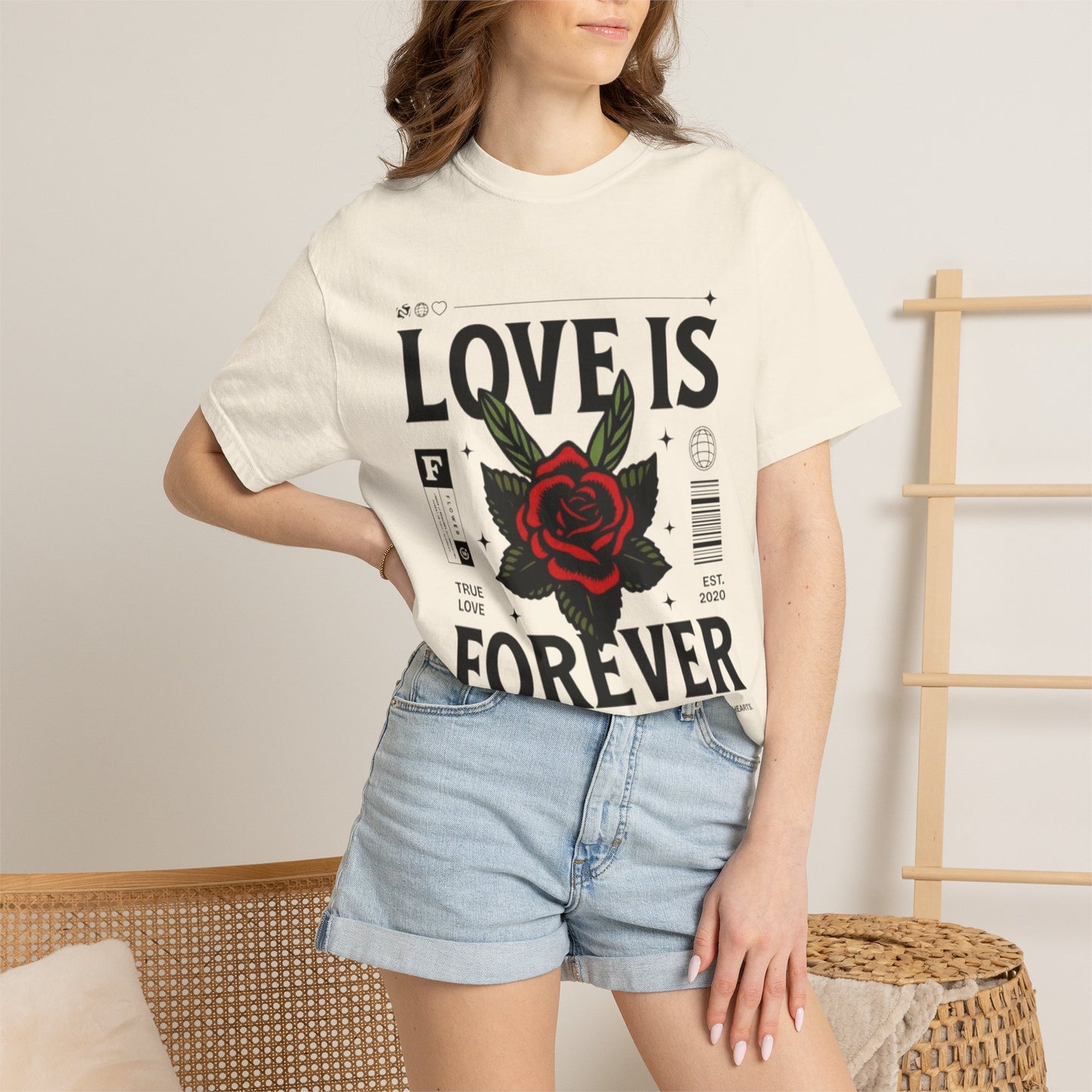 Love Is Forever Rose T-Shirt