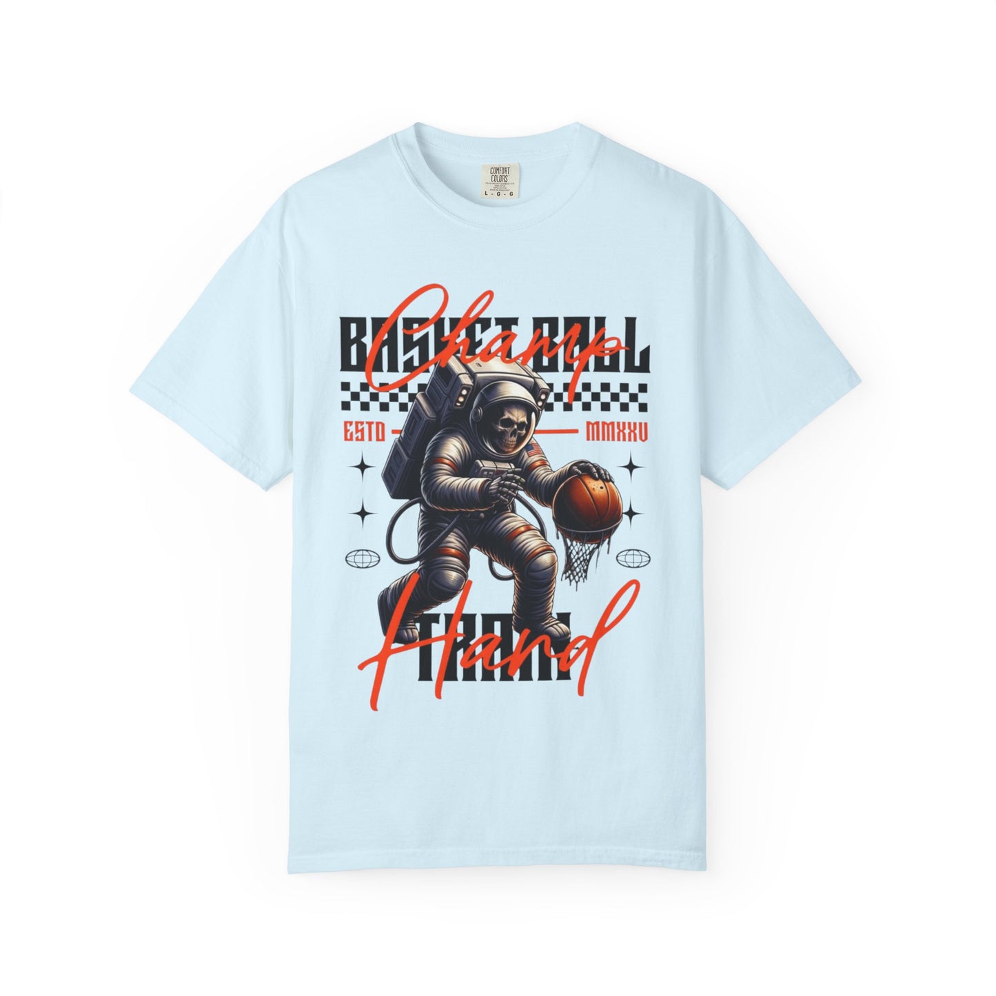 Astronaut Basketball T-Shirt — Vintage Space Hoops Graphic Tee