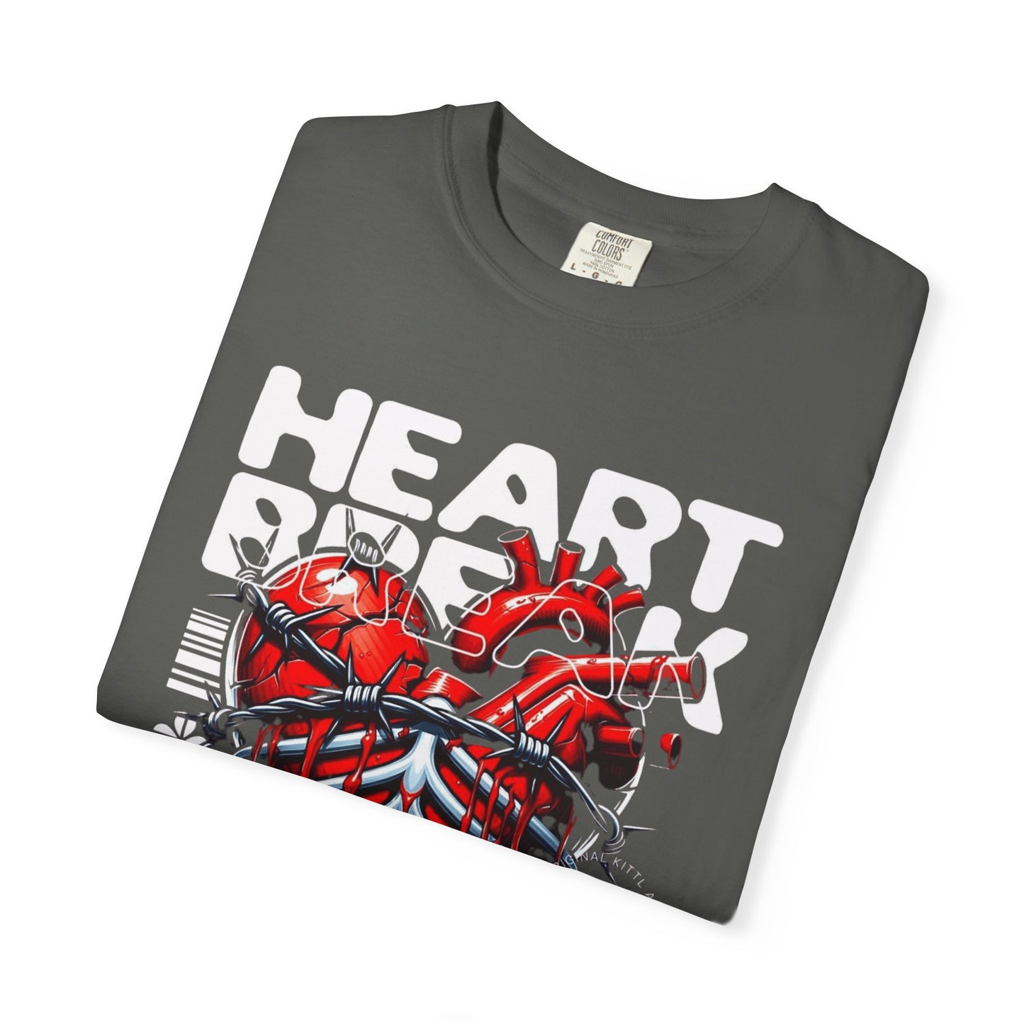 Heart Break Club T-Shirt — Anatomical Red Heart Graphic Tee