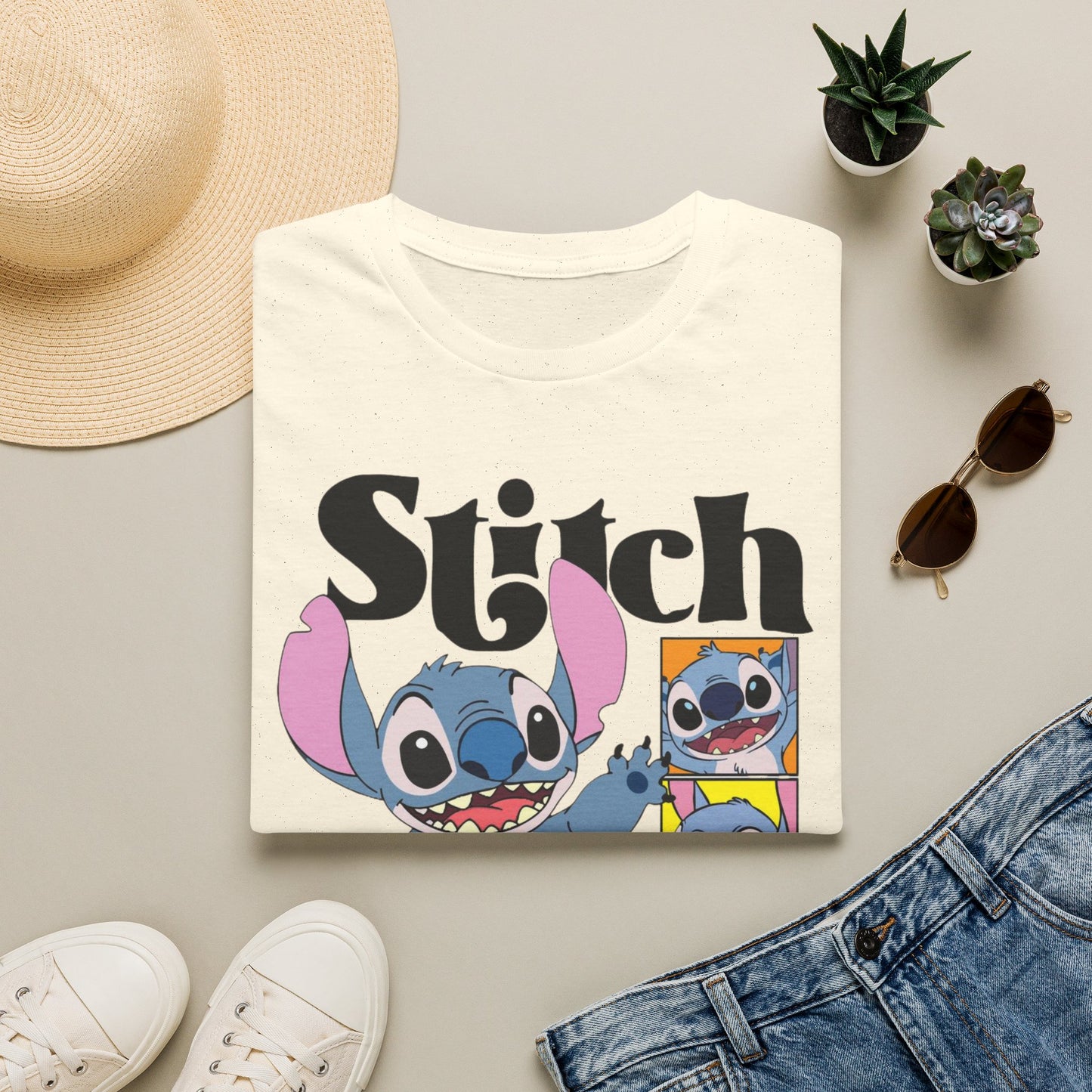 Stitch Cartoon T-Shirt — Cute Lilo & Stitch Graphic Tee