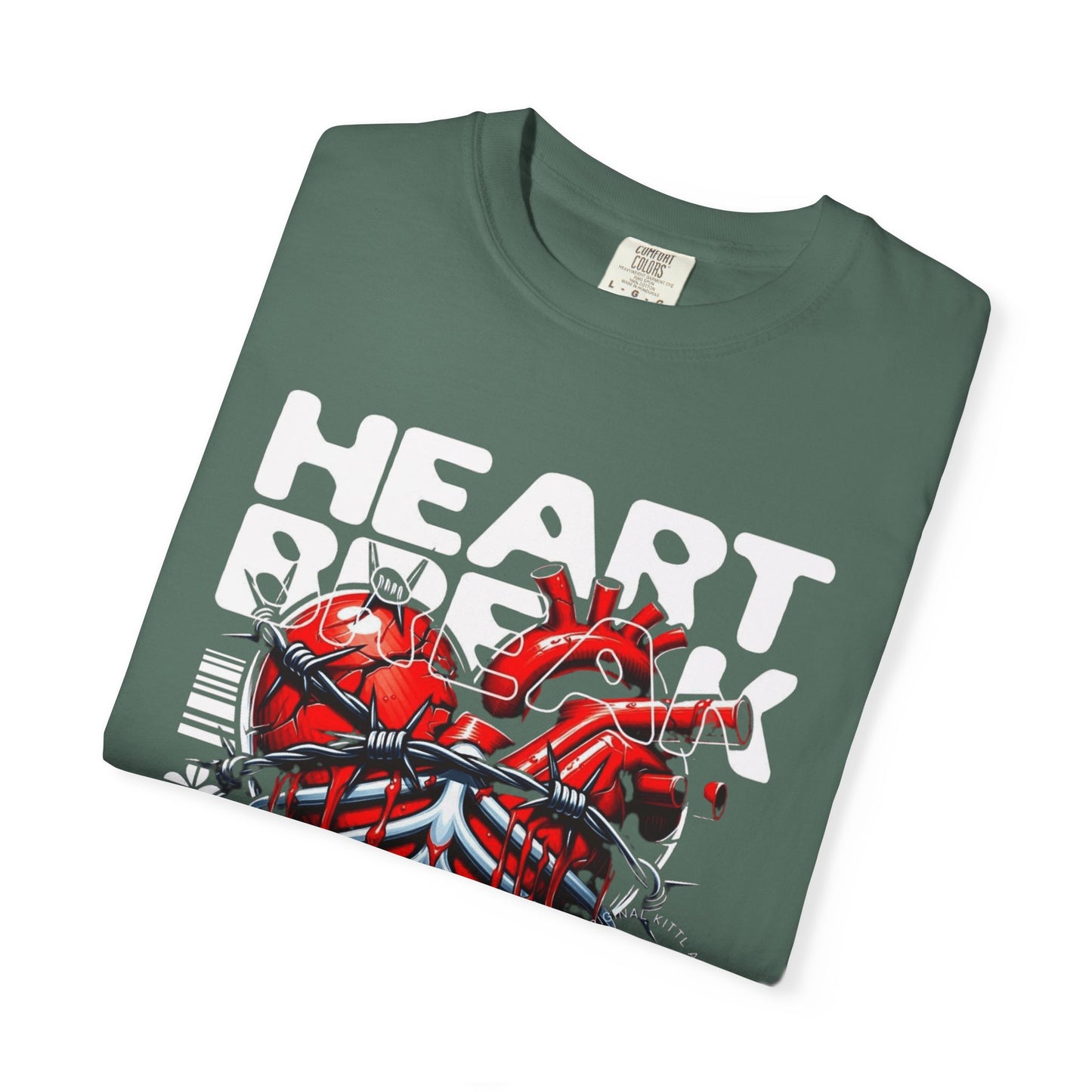 Heart Break Club T-Shirt — Anatomical Red Heart Graphic Tee
