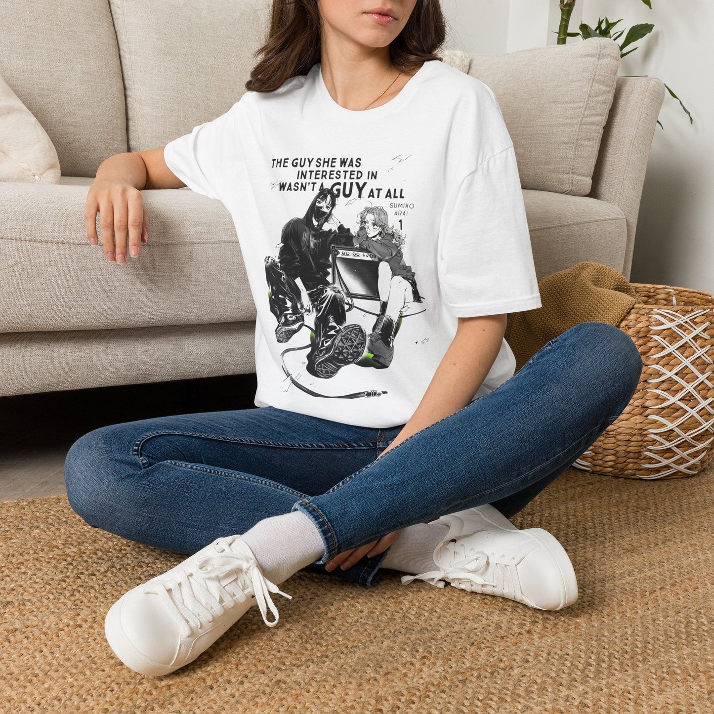 Graphic T-Shirt — "The Guy She Was Interested In Wasn't A Guy at All" Anime-Style Tee