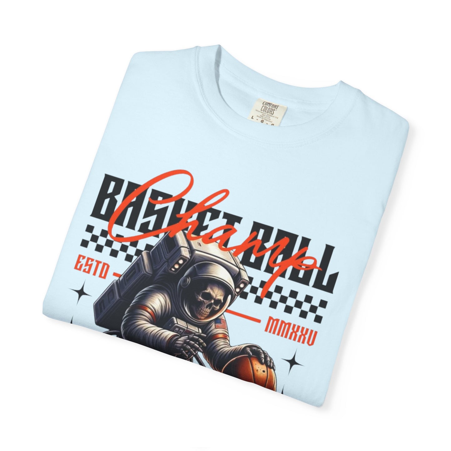 Astronaut Basketball T-Shirt — Vintage Space Hoops Graphic Tee