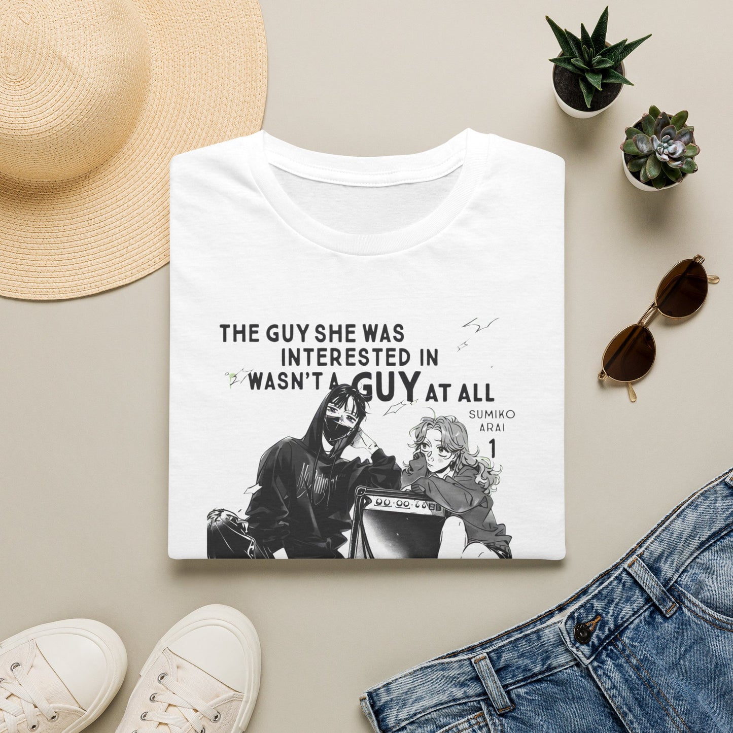 Graphic T-Shirt — "The Guy She Was Interested In Wasn't A Guy at All" Anime-Style Tee