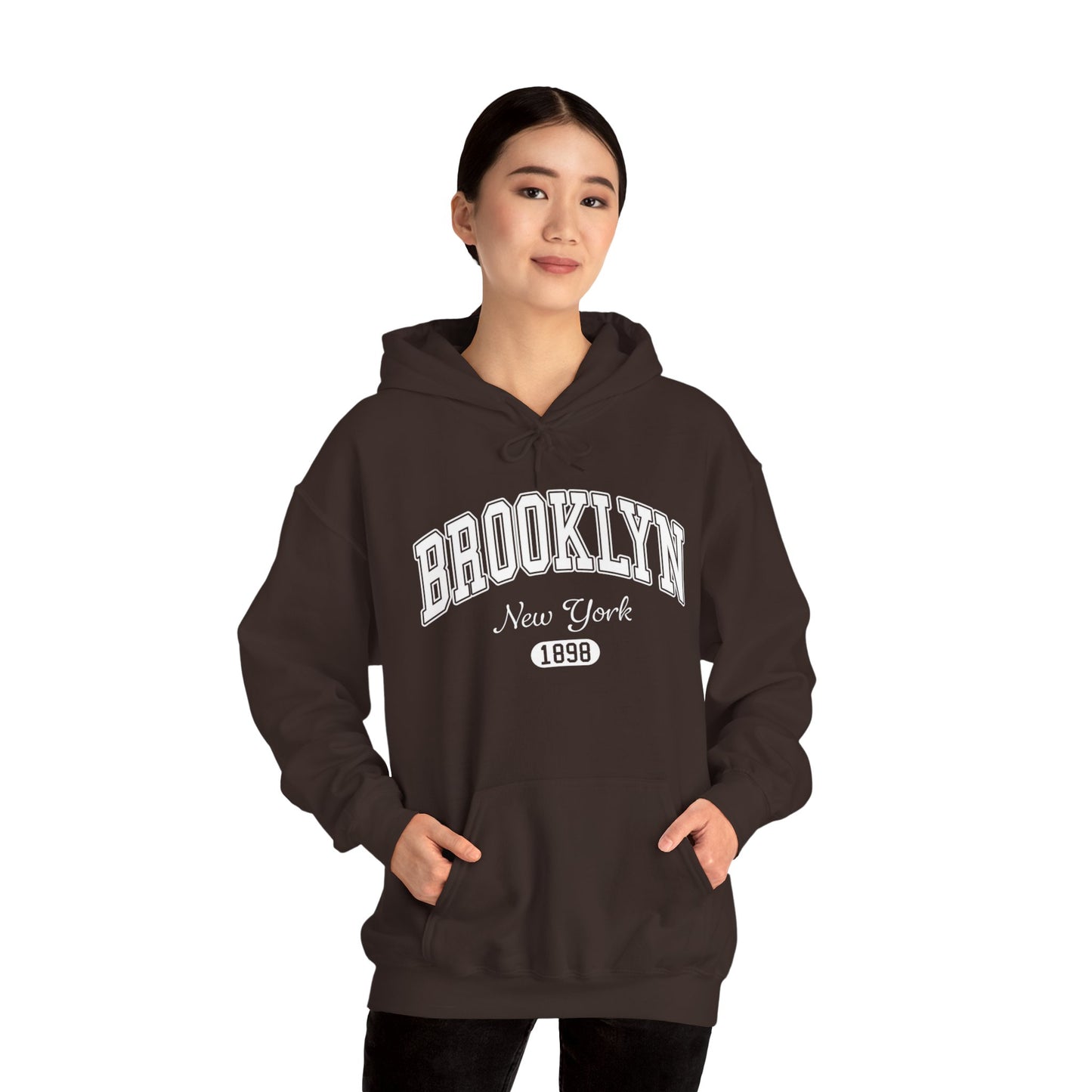 Brooklyn Hooded Sweatshirt – New York 1898 Vintage City Hoodie