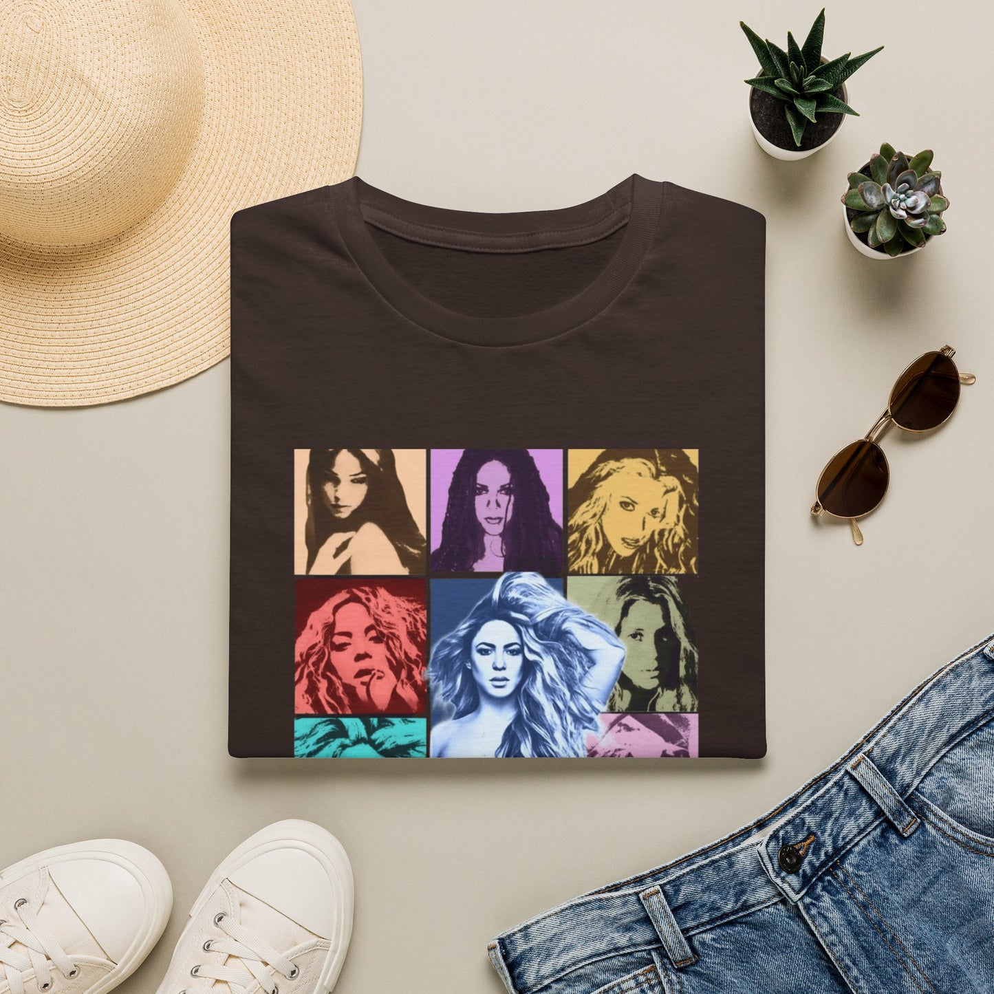 Pop Art Goddess T-Shirt — Colorful Shakta Portrait Tee