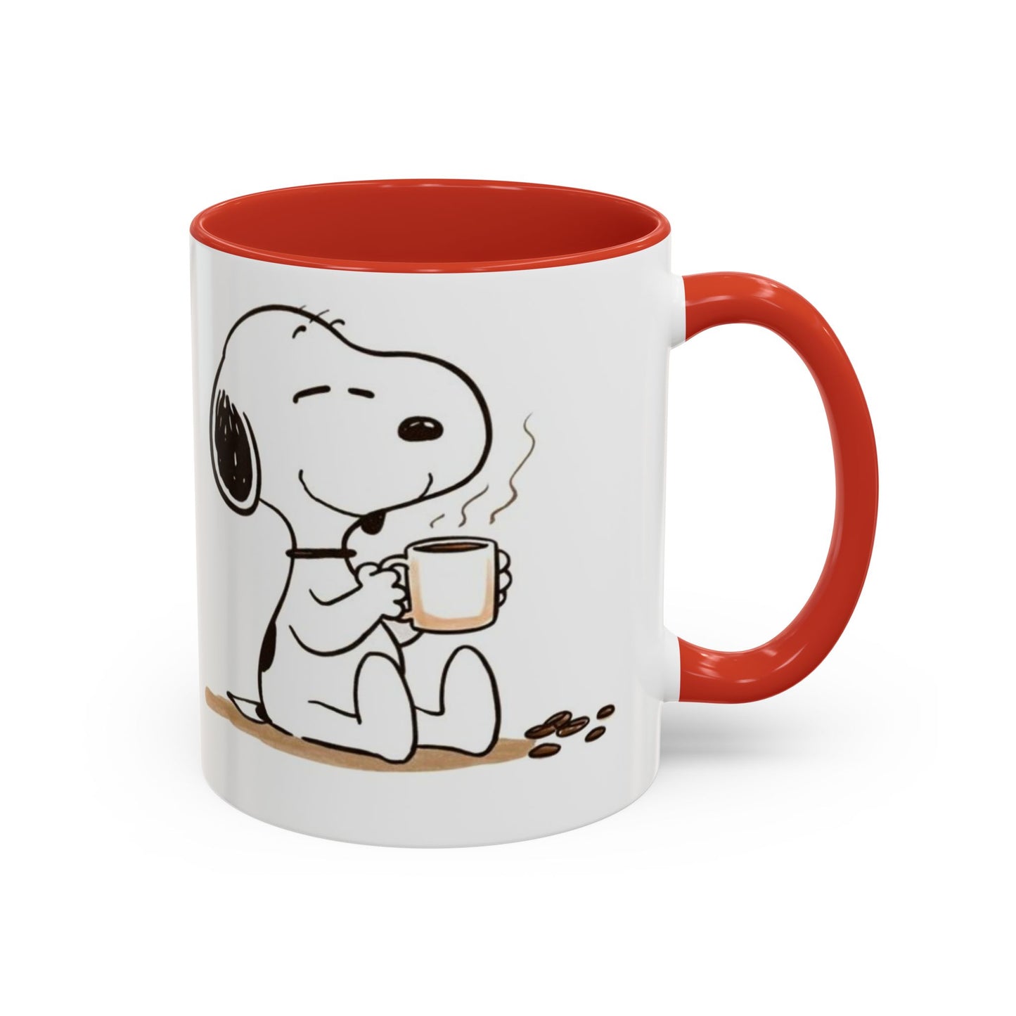 Snoopy Coffee Mug – Cute Peanuts Character Accent Ceramic Mug (11/15 oz)