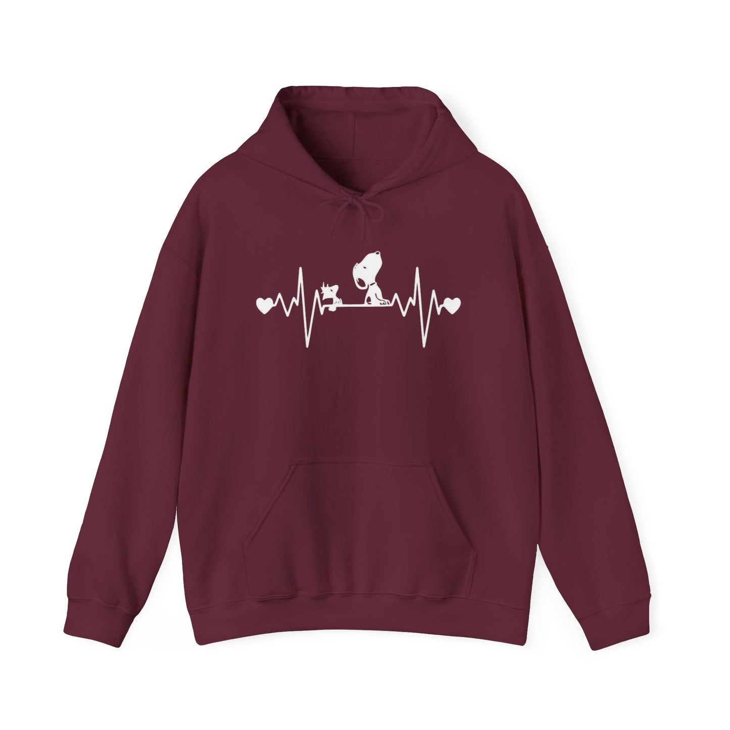 DJ Cat Heartbeat Hoodie – Cat Lover Music Lover Pullover