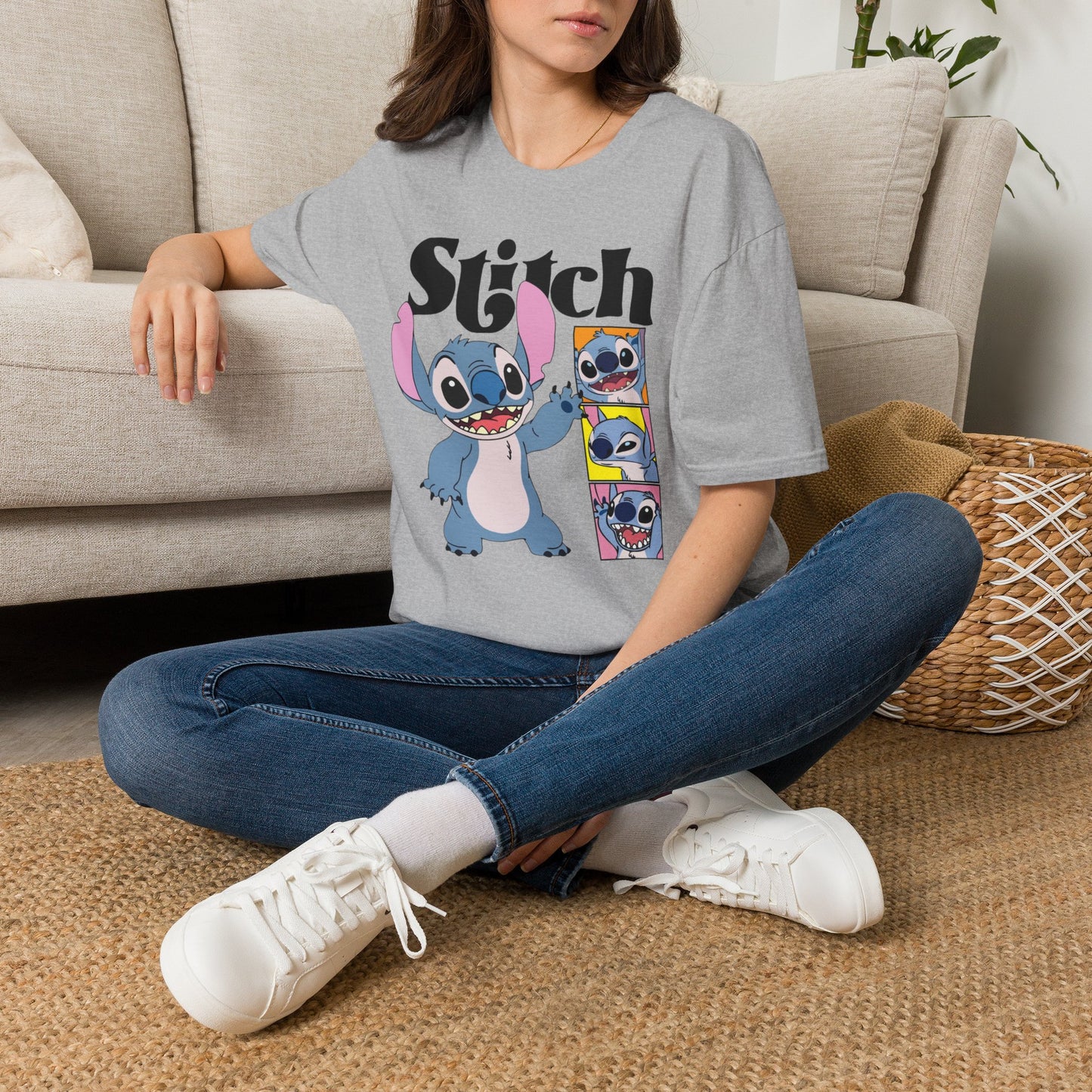 Stitch Cartoon T-Shirt — Cute Lilo & Stitch Graphic Tee