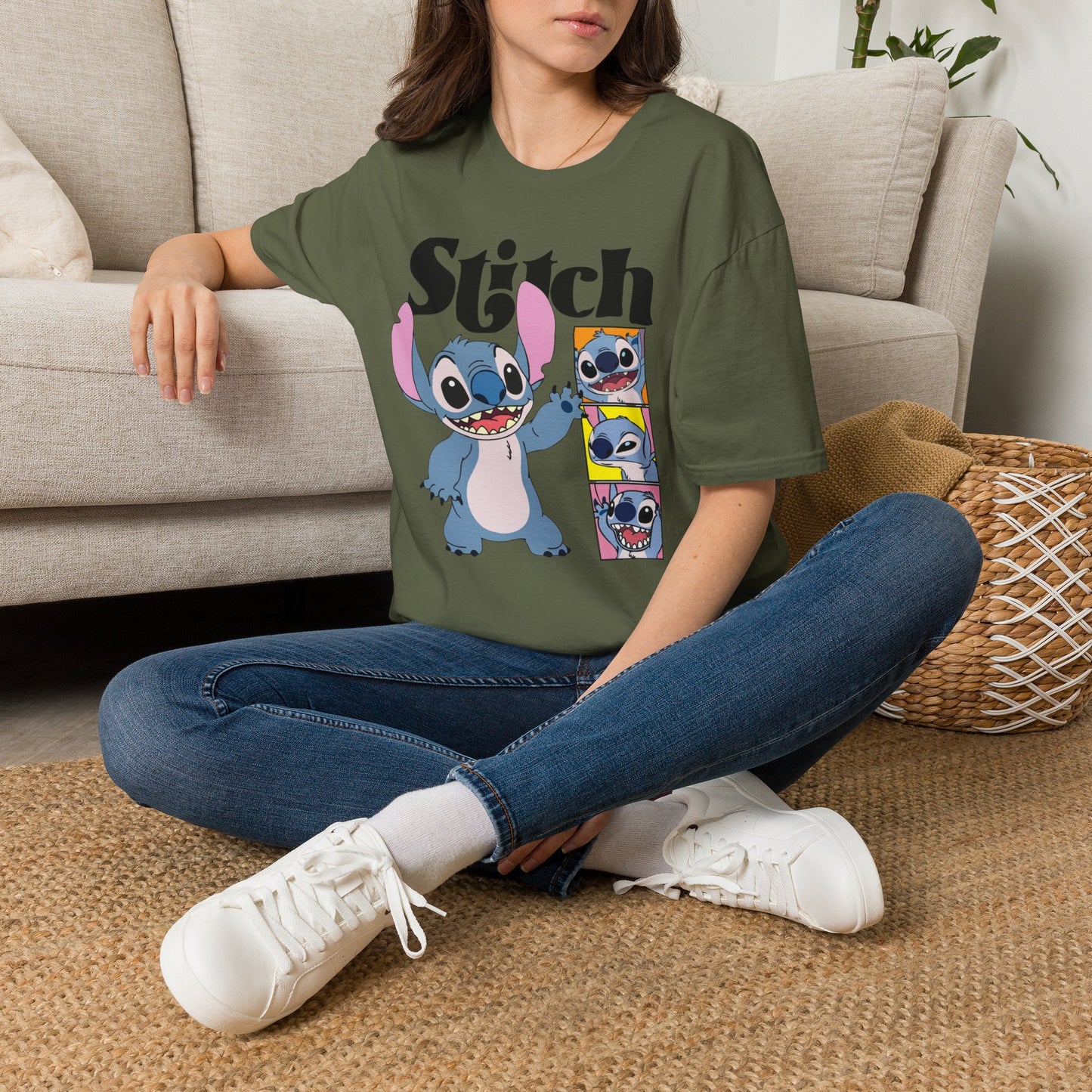 Stitch Cartoon T-Shirt — Cute Lilo & Stitch Graphic Tee