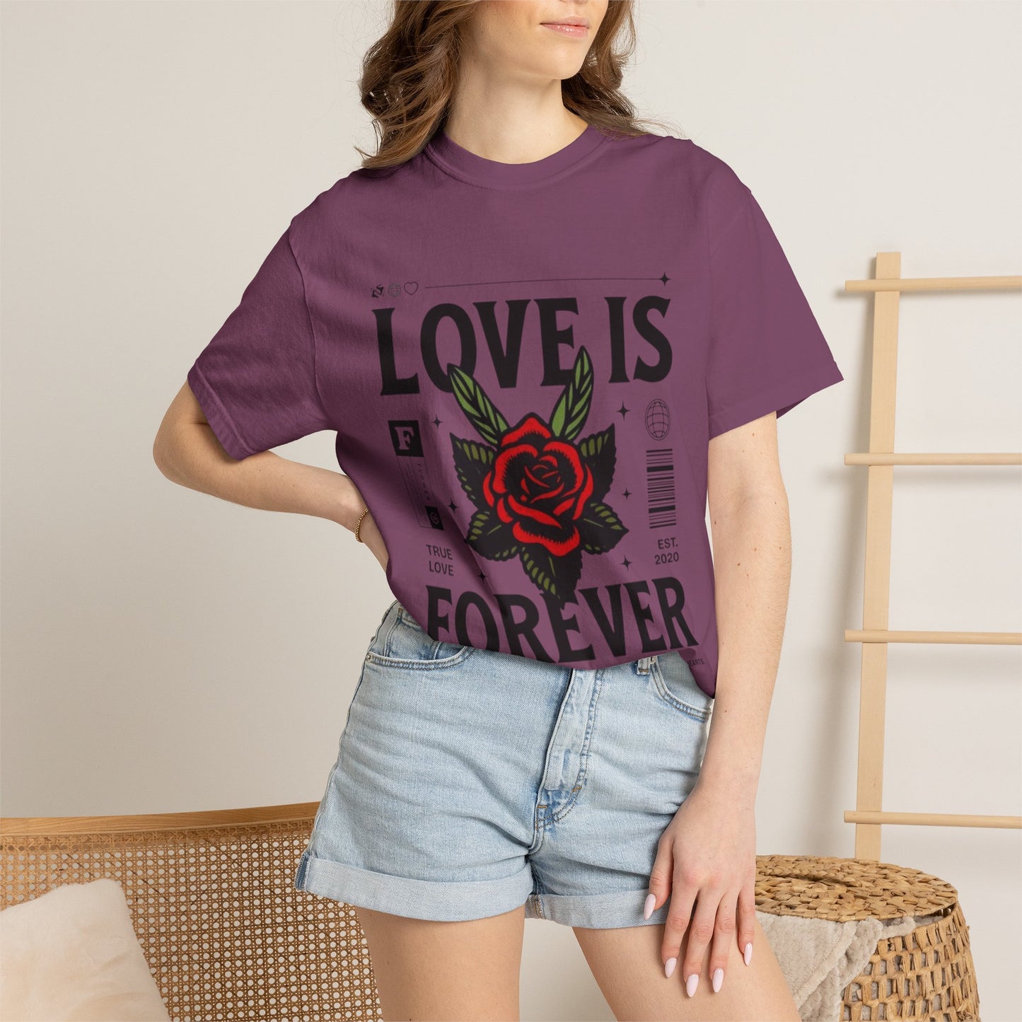 Love Is Forever Rose T-Shirt