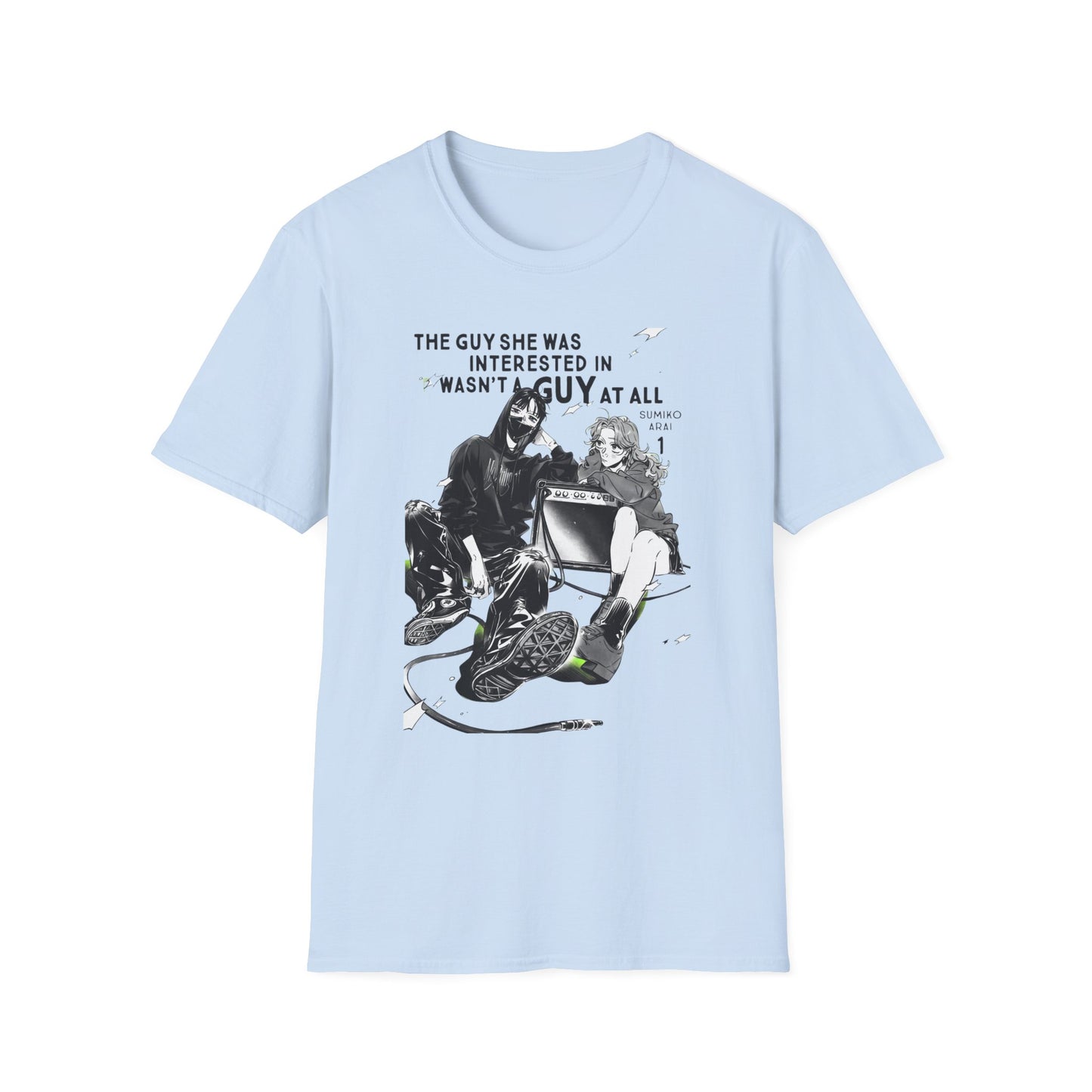 Graphic T-Shirt — "The Guy She Was Interested In Wasn't A Guy at All" Anime-Style Tee