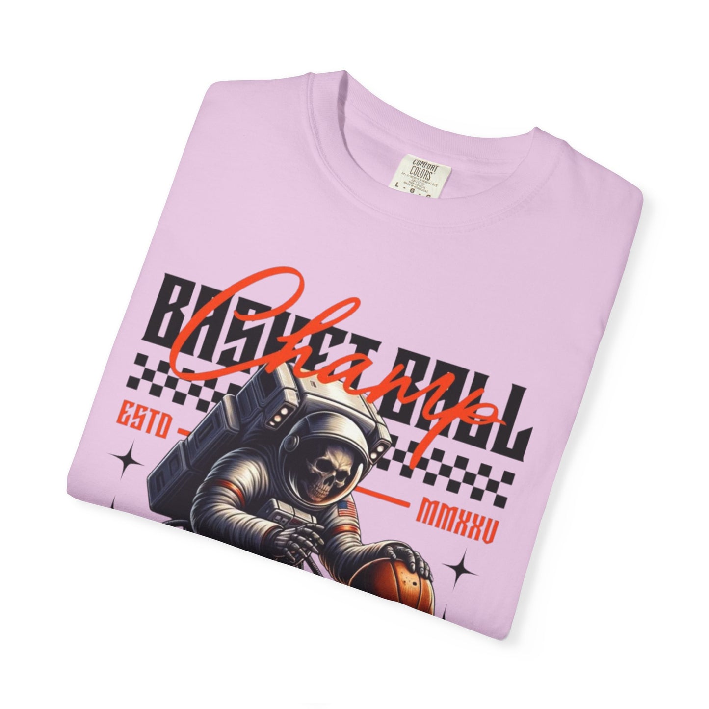 Astronaut Basketball T-Shirt — Vintage Space Hoops Graphic Tee