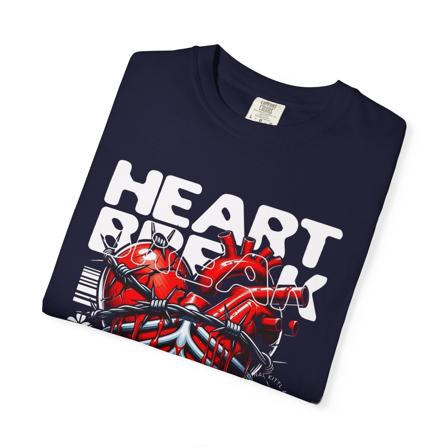 Heart Break Club T-Shirt — Anatomical Red Heart Graphic Tee
