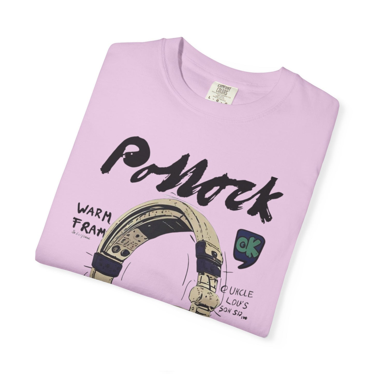 Vintage Headphones T-Shirt — Retro Music Graphic Tee ("P-Mock" Design)
