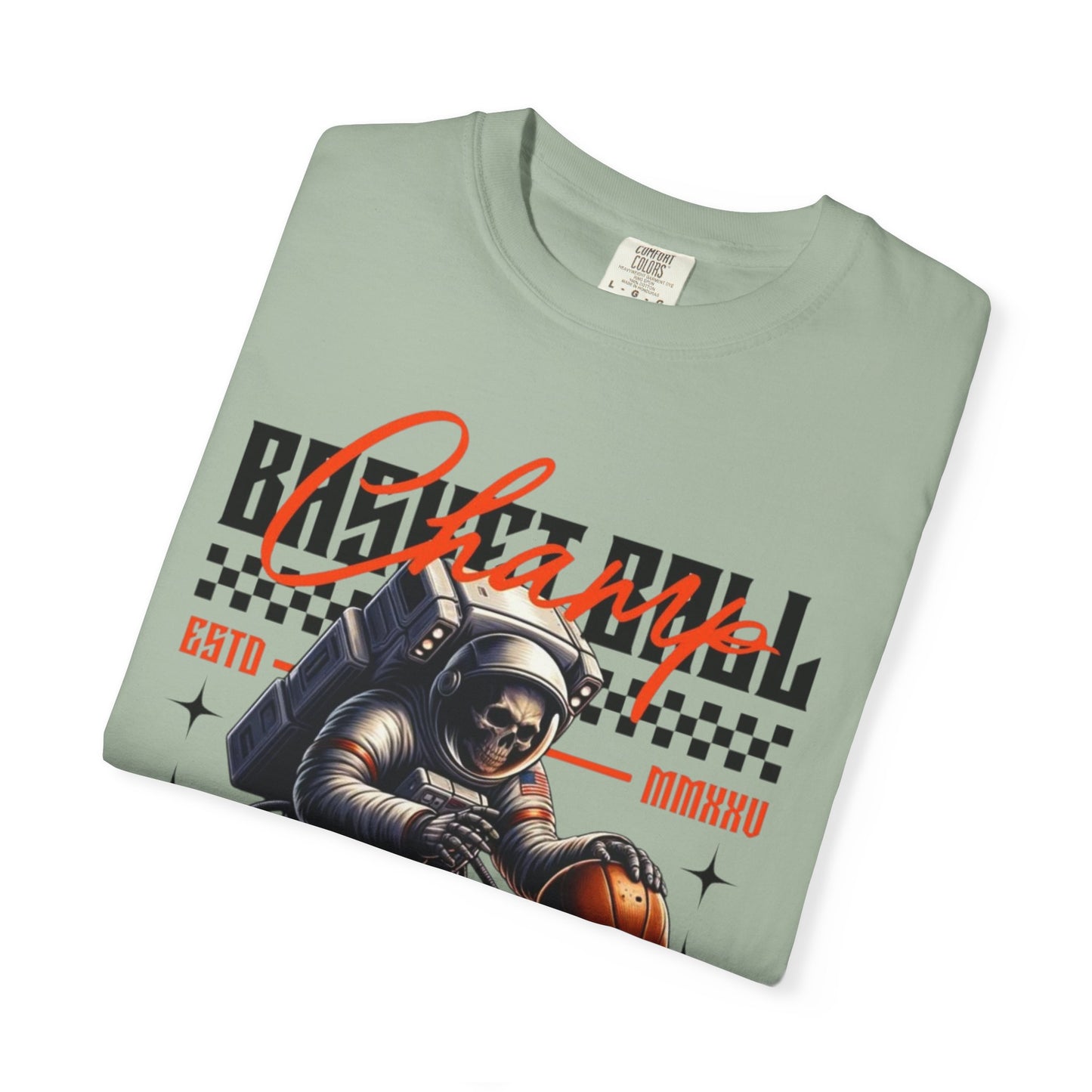Astronaut Basketball T-Shirt — Vintage Space Hoops Graphic Tee
