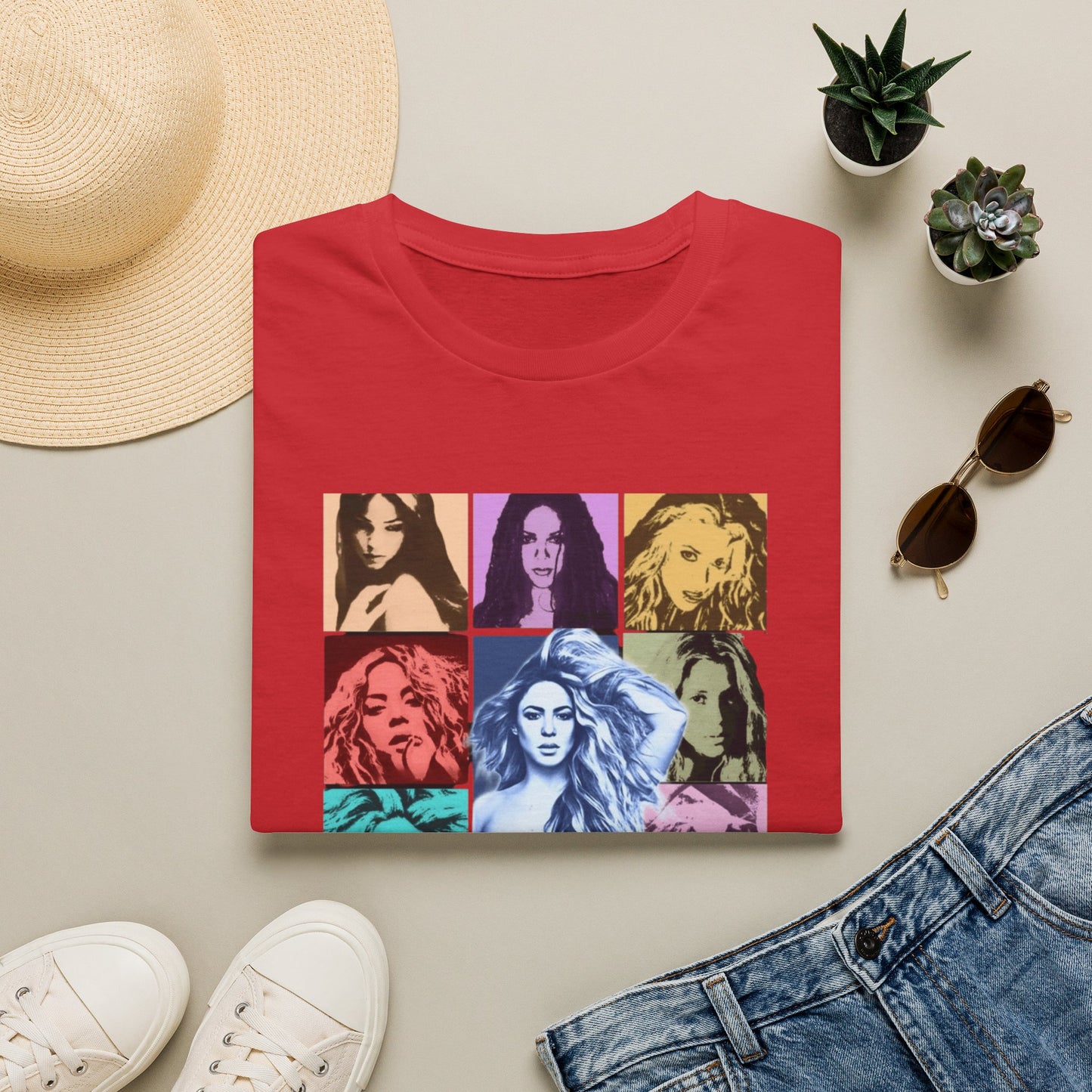 Pop Art Goddess T-Shirt — Colorful Shakta Portrait Tee