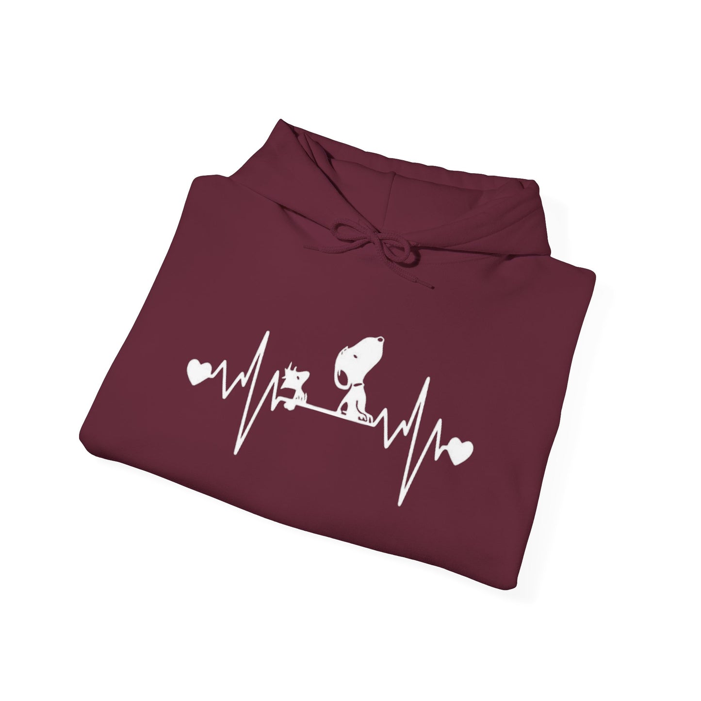 DJ Cat Heartbeat Hoodie – Cat Lover Music Lover Pullover