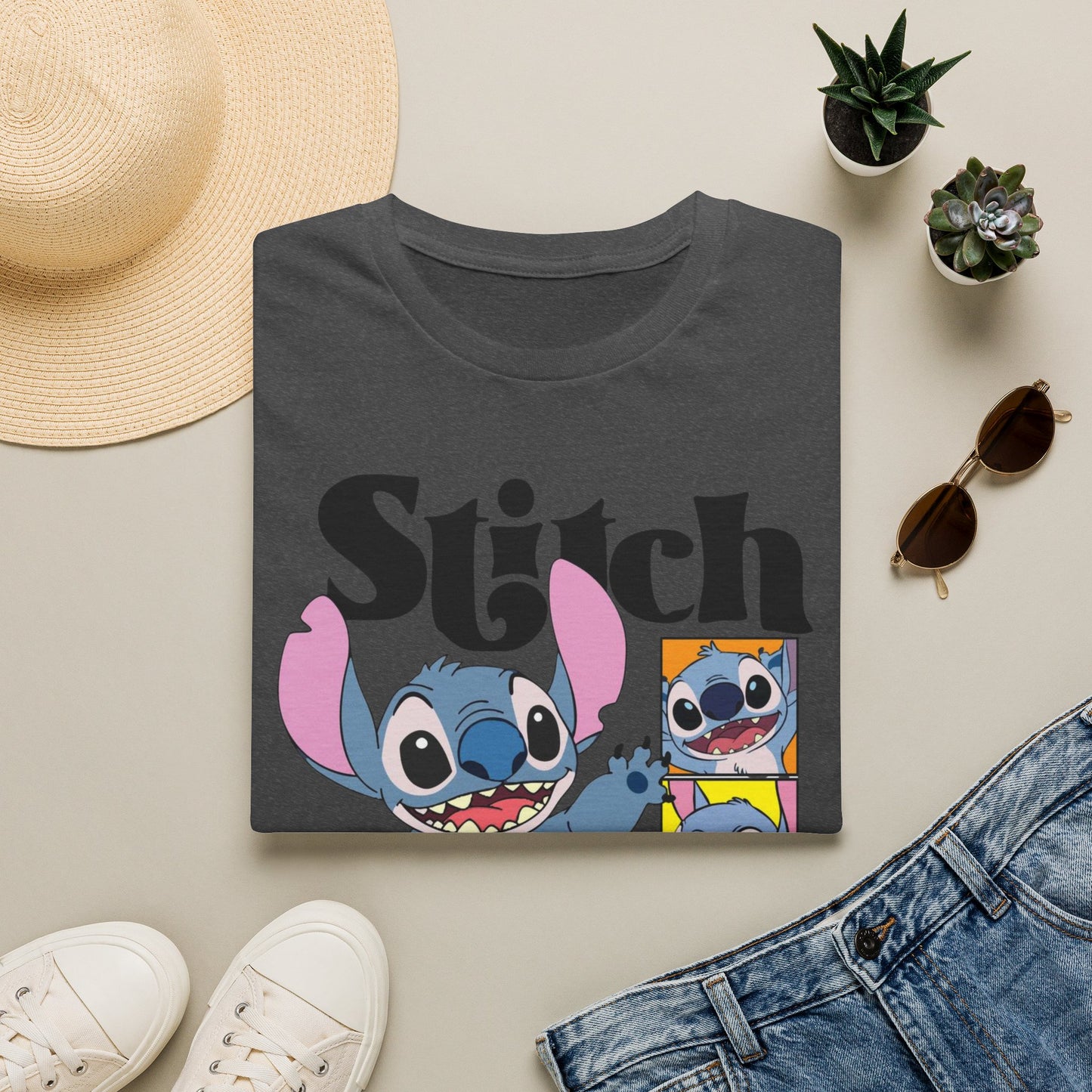 Stitch Cartoon T-Shirt — Cute Lilo & Stitch Graphic Tee