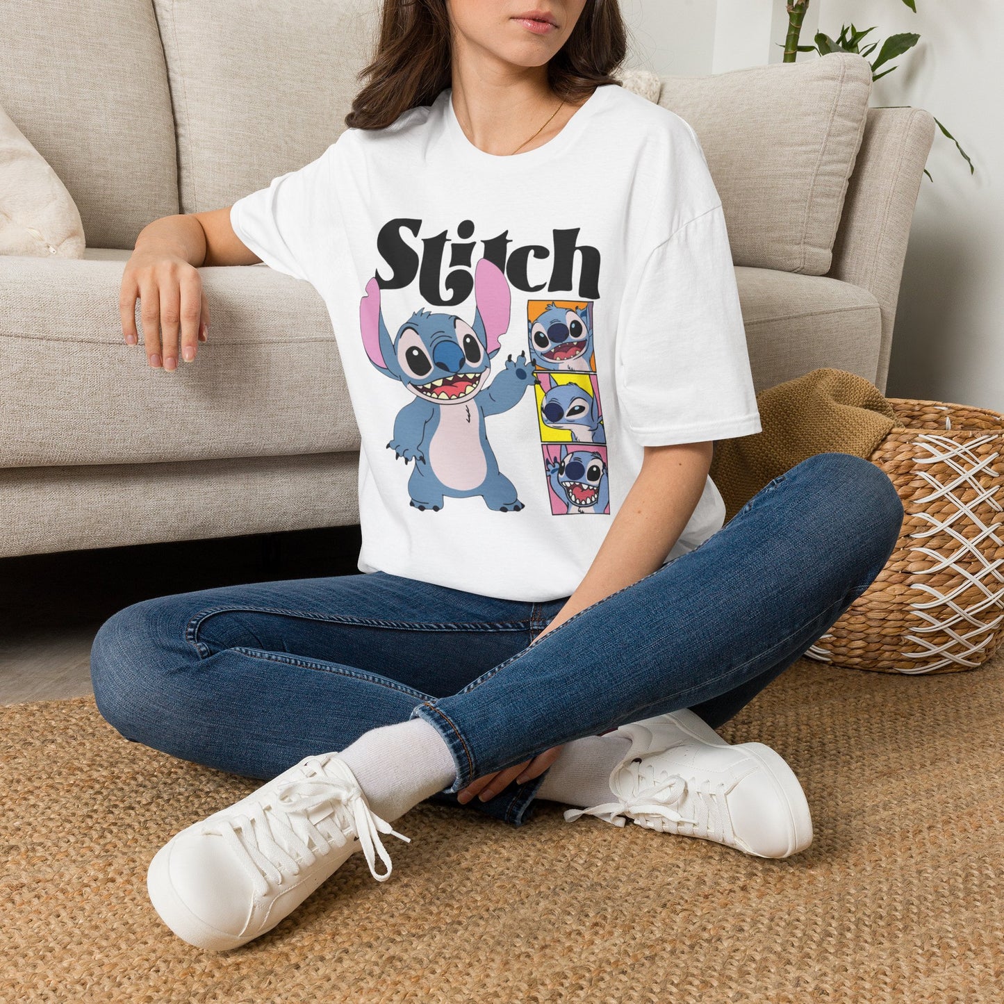 Stitch Cartoon T-Shirt — Cute Lilo & Stitch Graphic Tee