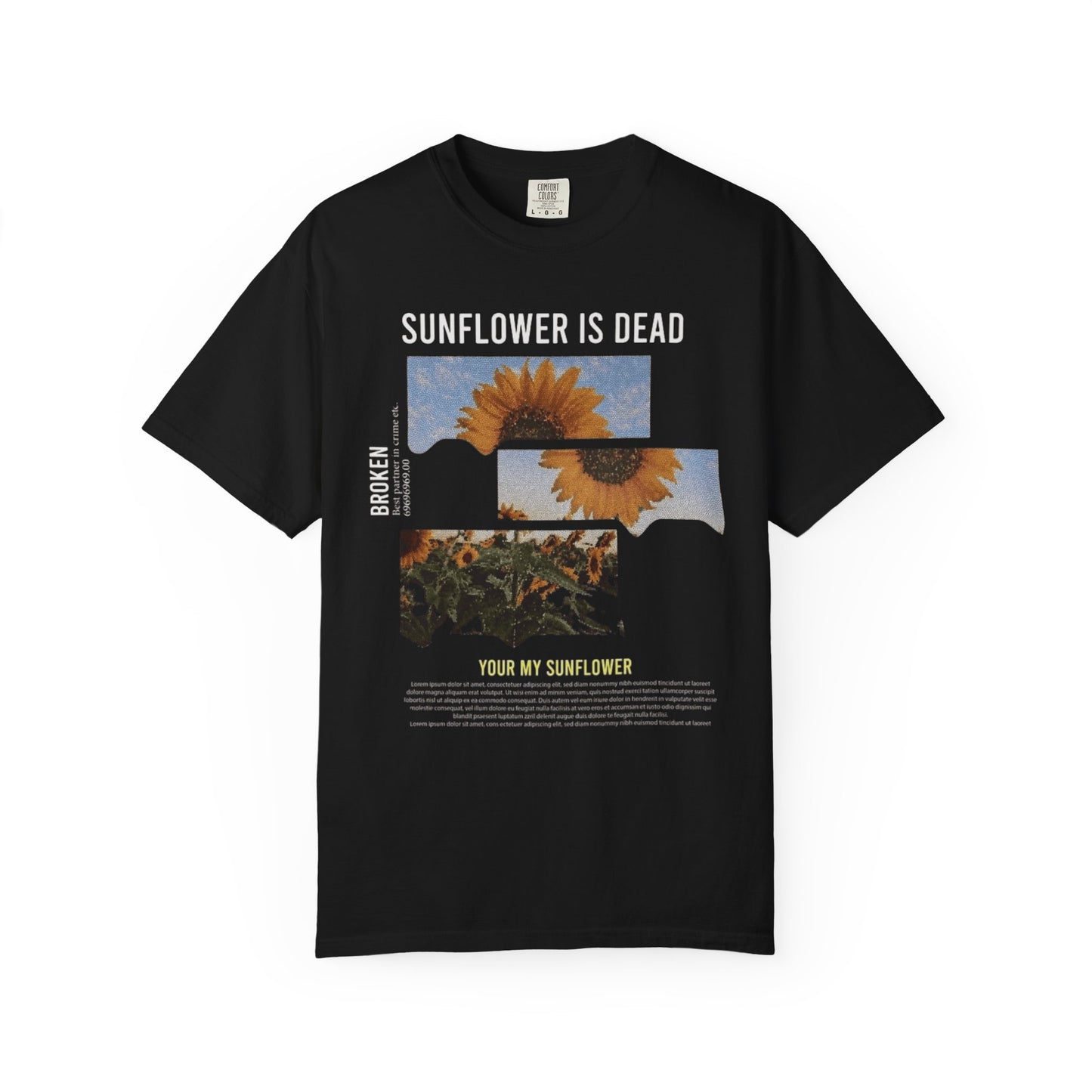 Sunflower Is Dead Graphic T-Shirt