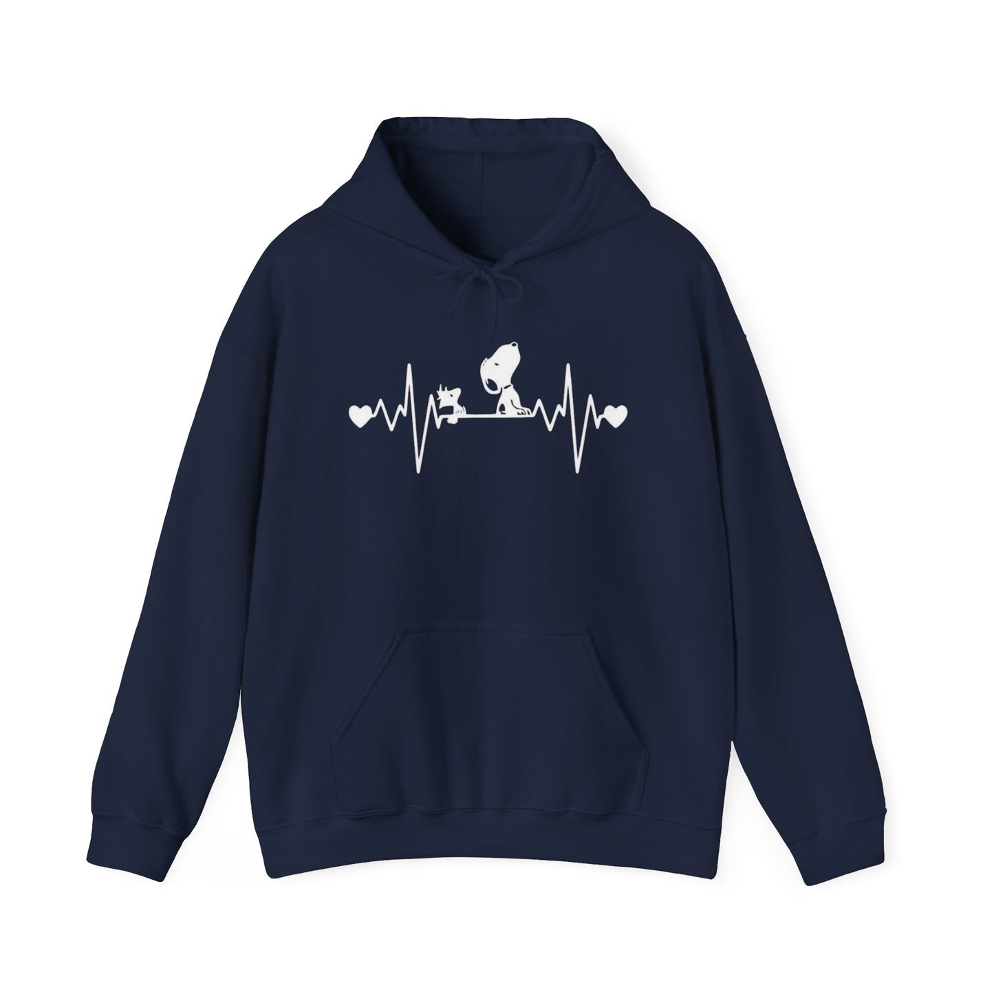 DJ Cat Heartbeat Hoodie – Cat Lover Music Lover Pullover