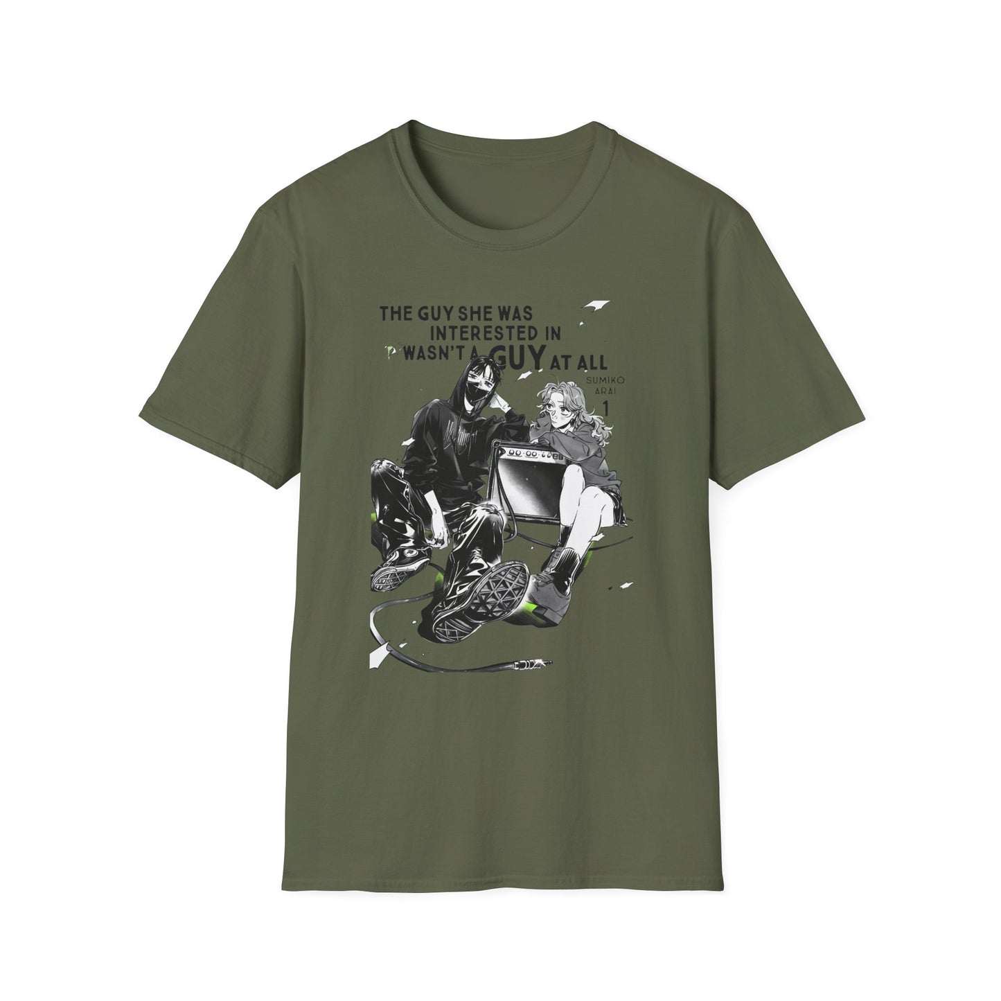 Graphic T-Shirt — "The Guy She Was Interested In Wasn't A Guy at All" Anime-Style Tee