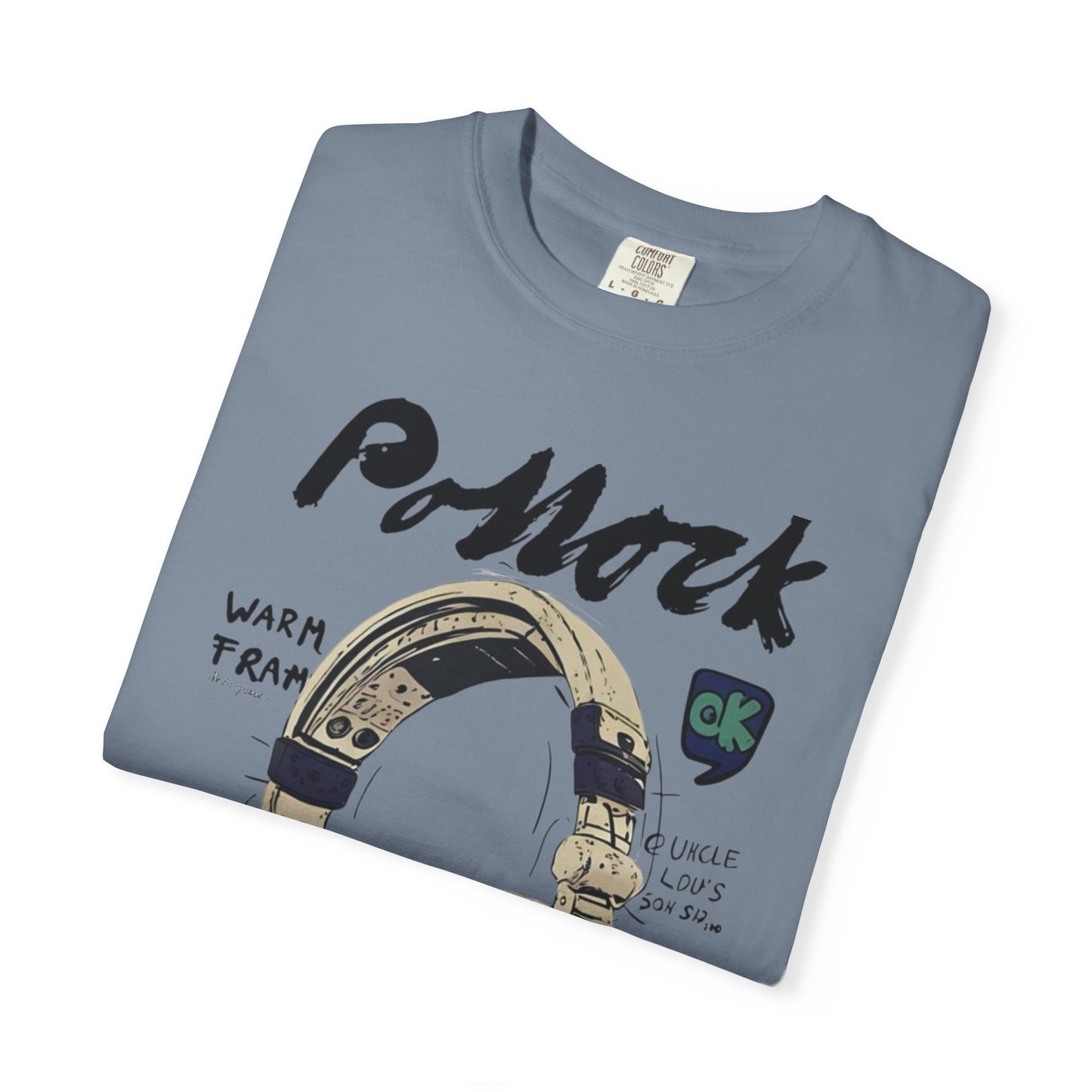 Vintage Headphones T-Shirt — Retro Music Graphic Tee ("P-Mock" Design)