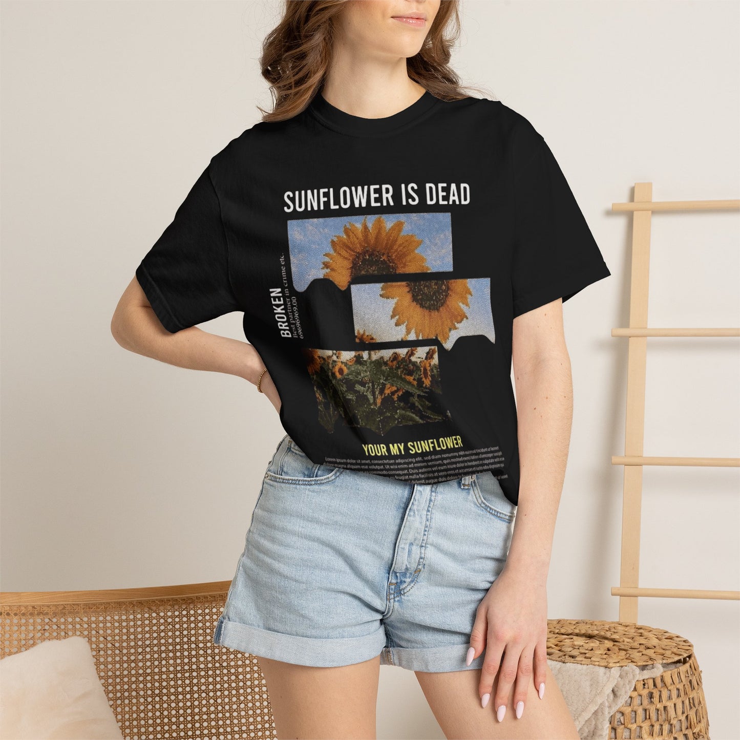 Sunflower Is Dead Graphic T-Shirt