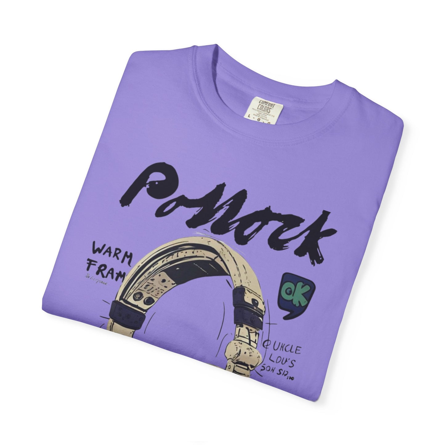 Vintage Headphones T-Shirt — Retro Music Graphic Tee ("P-Mock" Design)